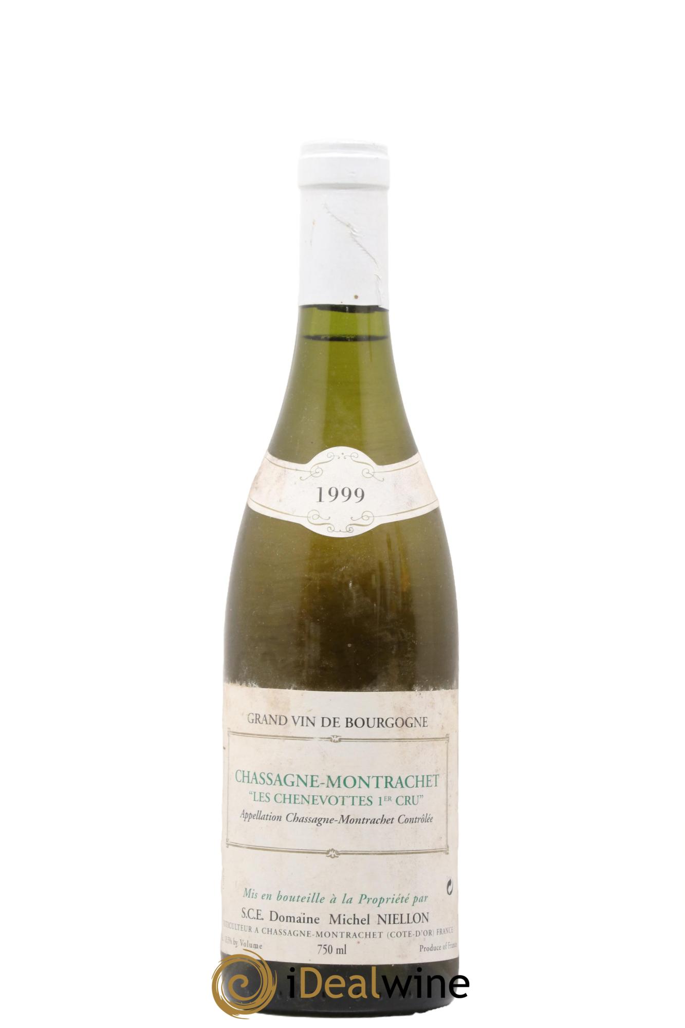 Chassagne-Montrachet 1er Cru Les Chenevottes Michel Niellon (Domaine) 1999 - Lot of 1 bottle - 0