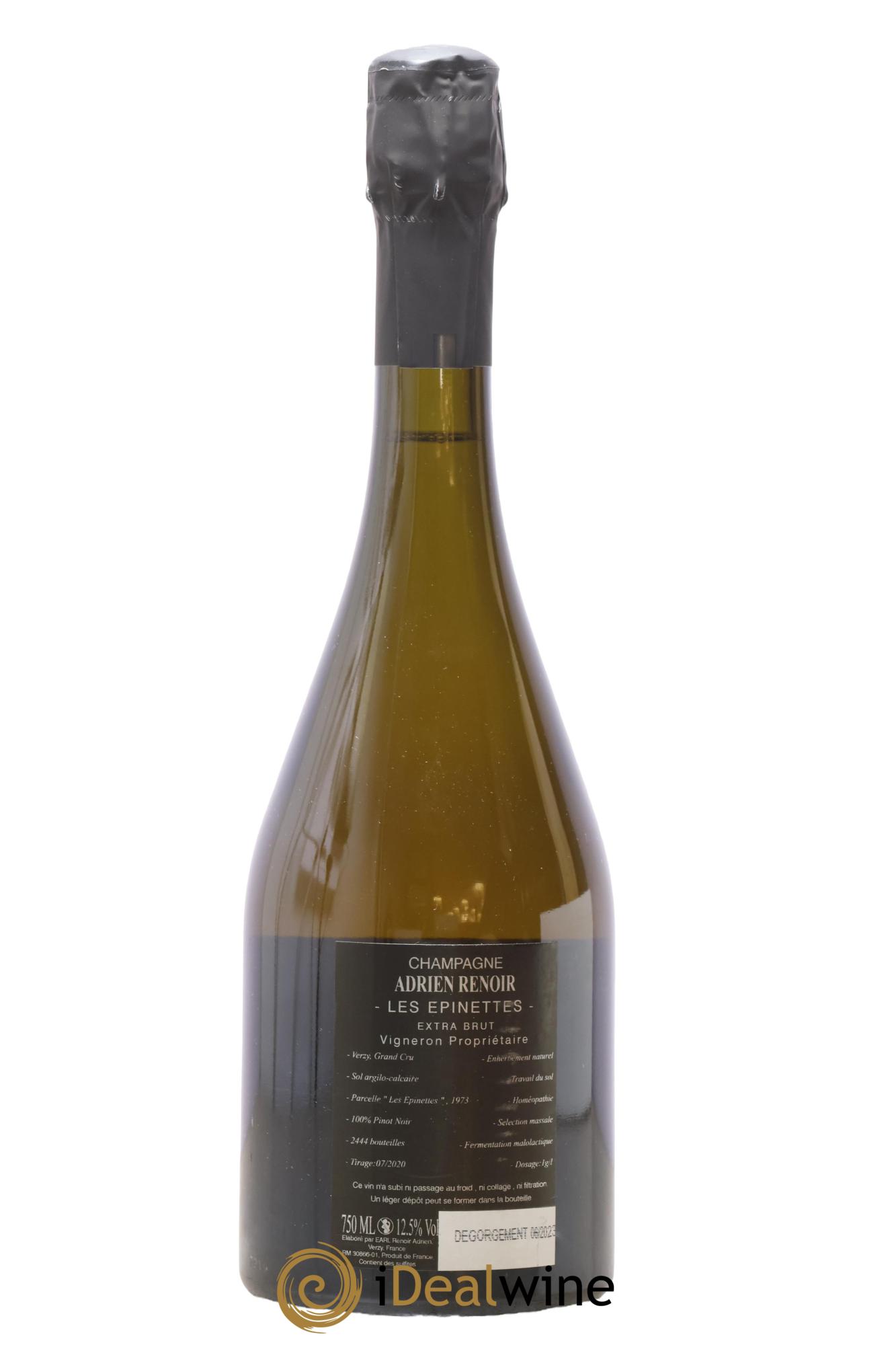 Les Epinettes Adrien Renoir 2019 - Lot de 1 bouteille - 1