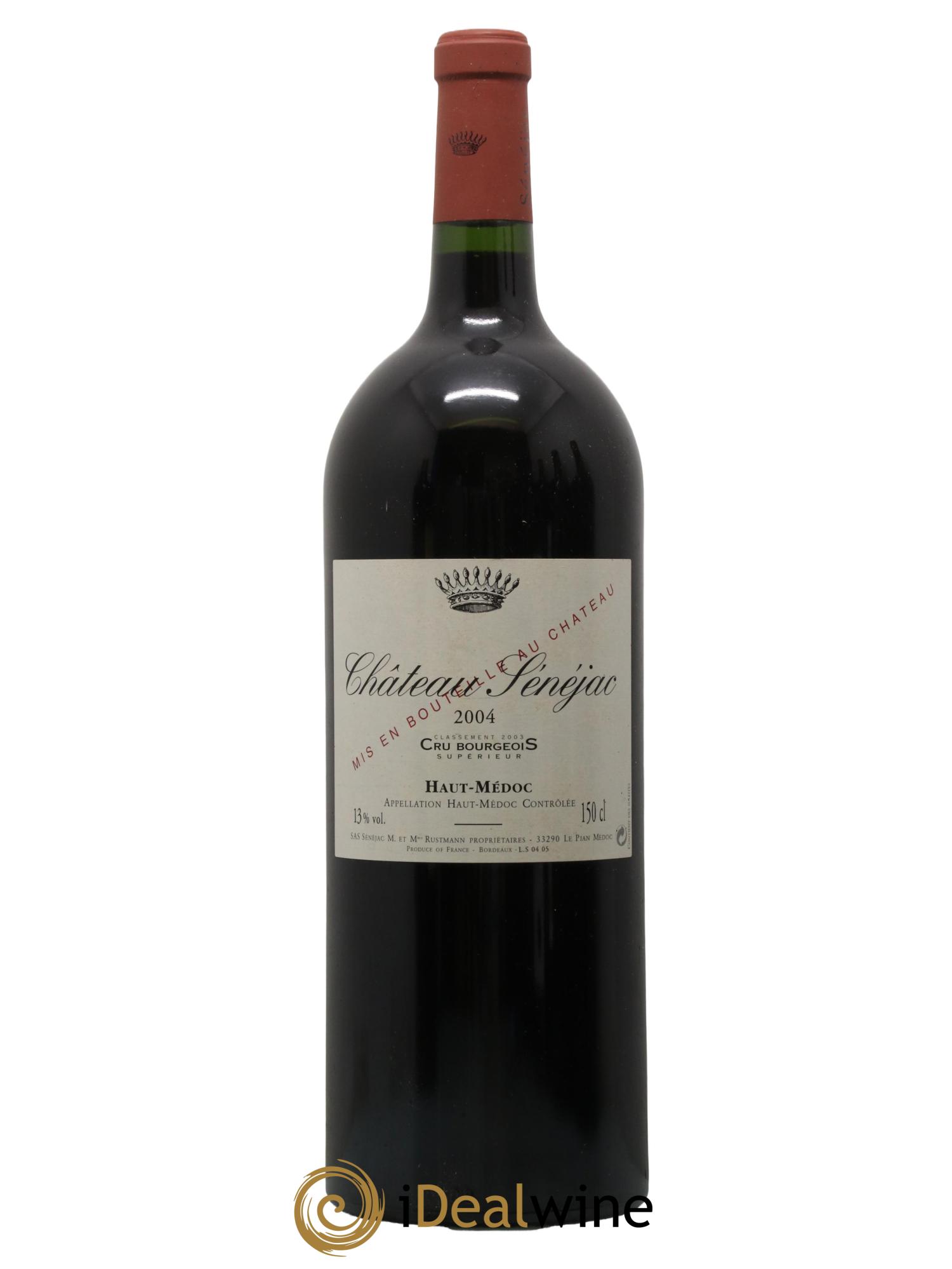 Château Sénejac Cru Bourgeois 2004 - Lot de 1 magnum - 0