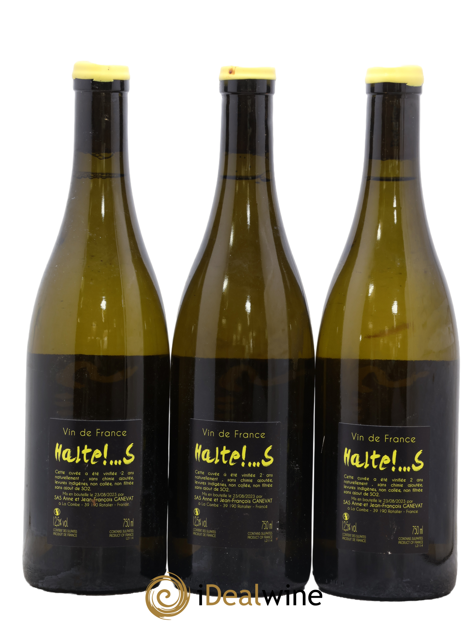 Vin de France Halte S Anne et Jean François Ganevat 2021 - Lot of 3 bottles - 1