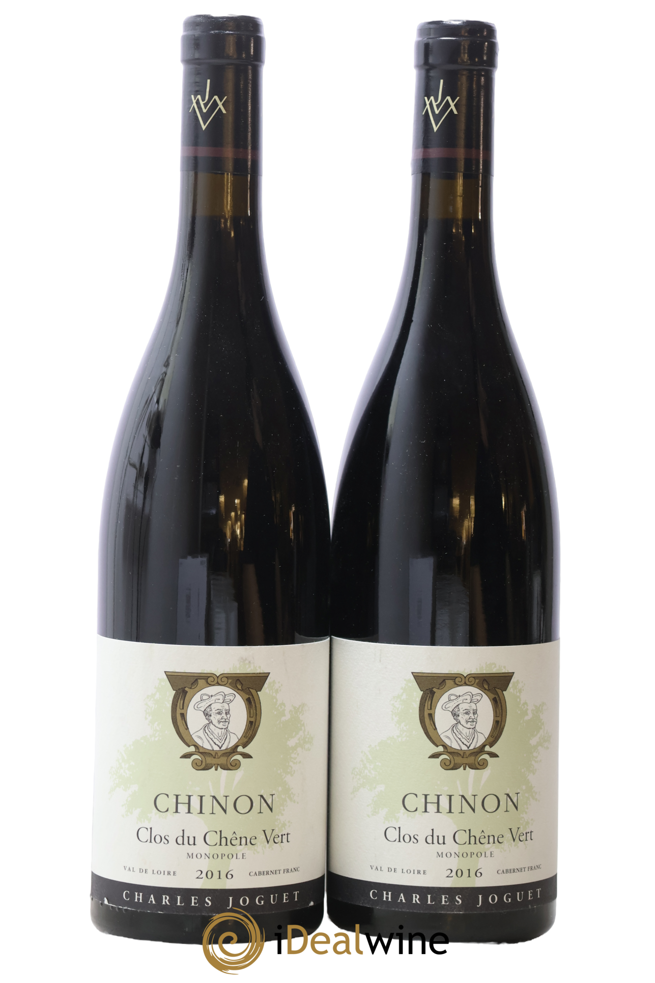 Chinon Clos du Chêne Vert Charles Joguet 2016 - Lot of 2 bottles - 0