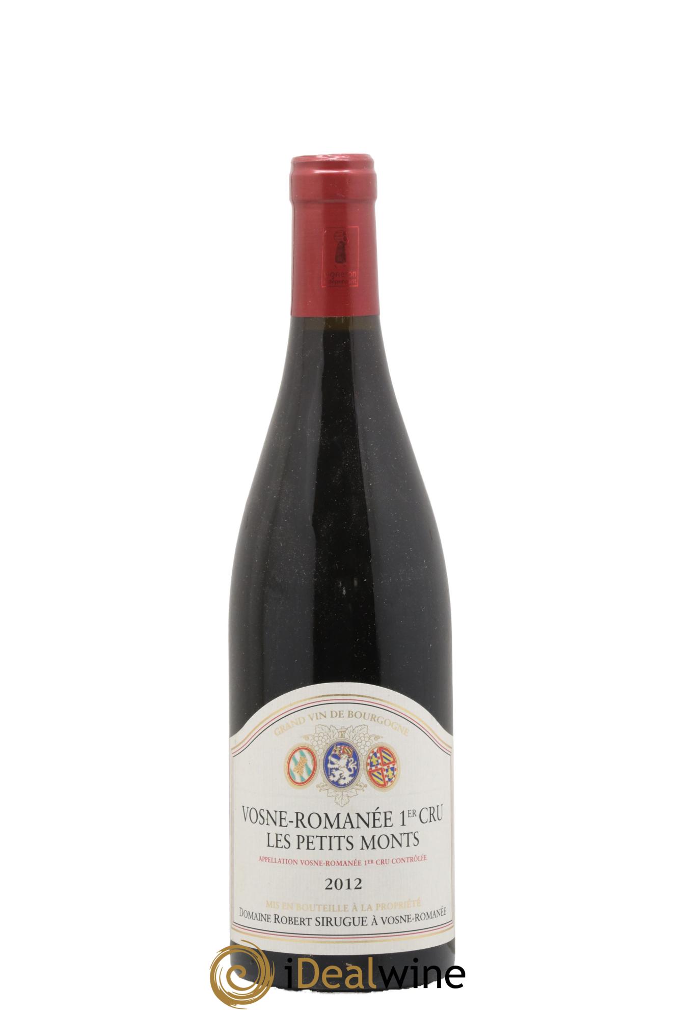 Vosne-Romanée 1er Cru Les Petits Monts Robert Sirugue (Domaine) 2012 - Lot de 1 bouteille - 0
