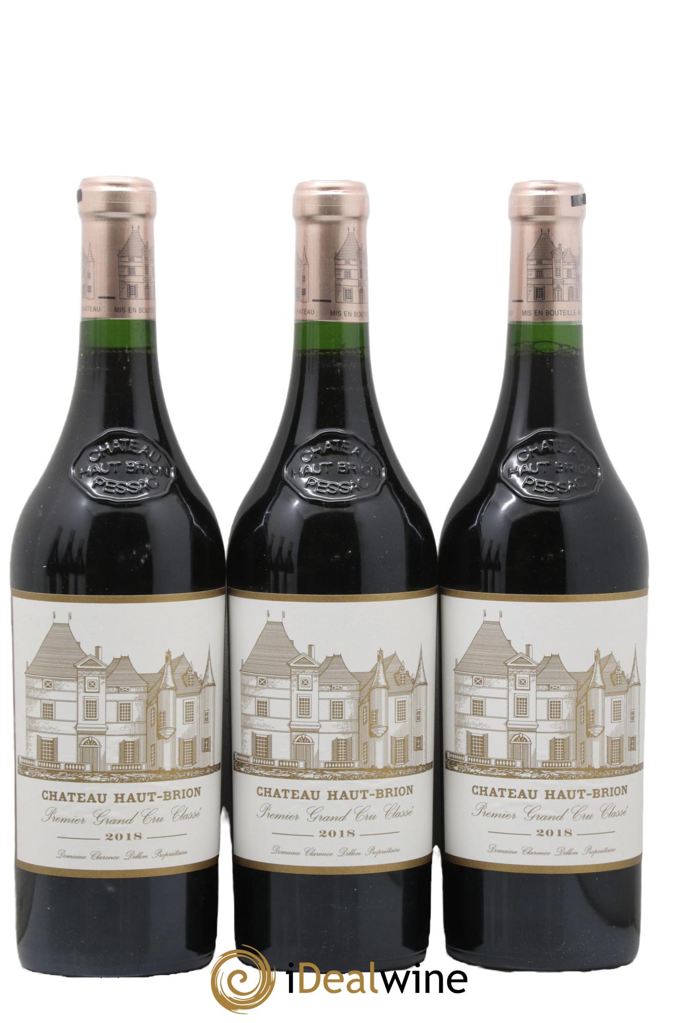 Château Haut Brion 1er Grand Cru Classé 2018 - Lot de 6 bouteilles - 1