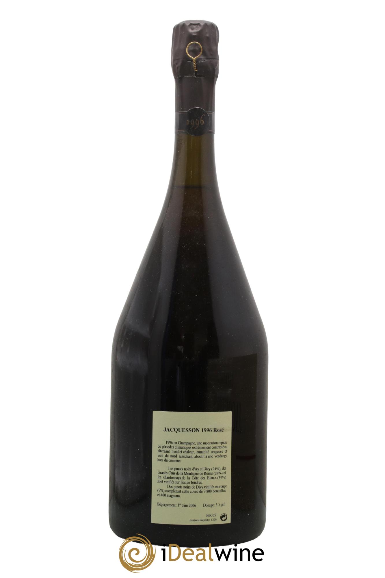 Champagne - Extra-Brut Rosé Millésimé Jacquesson 1996 - Lot de 1 magnum - 2