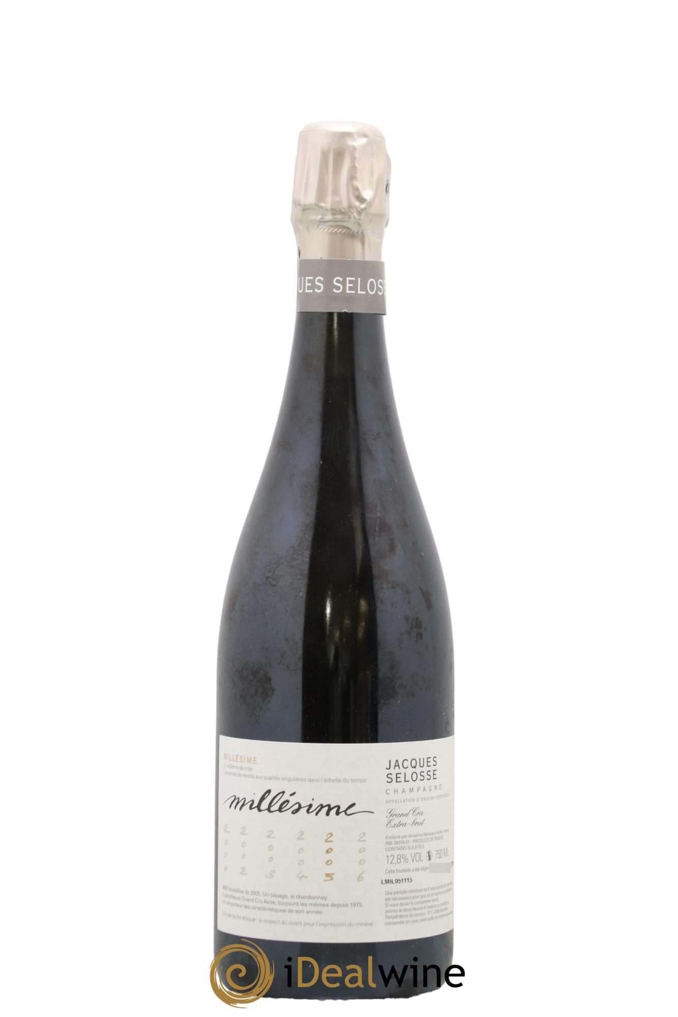 Blanc de Blancs Grand Cru Extra-Brut Jacques Selosse 2005 - Lot of 1 bottle - 0