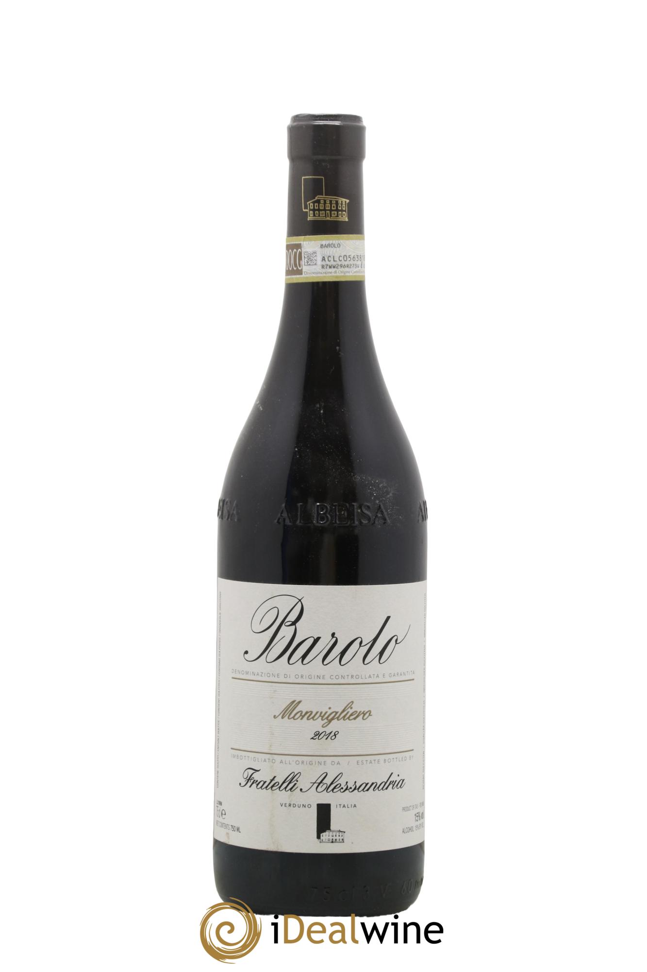 Barolo DOCG Monvigliero Fratelli Alessandria 2018 - Lotto di 1 bottiglia - 0