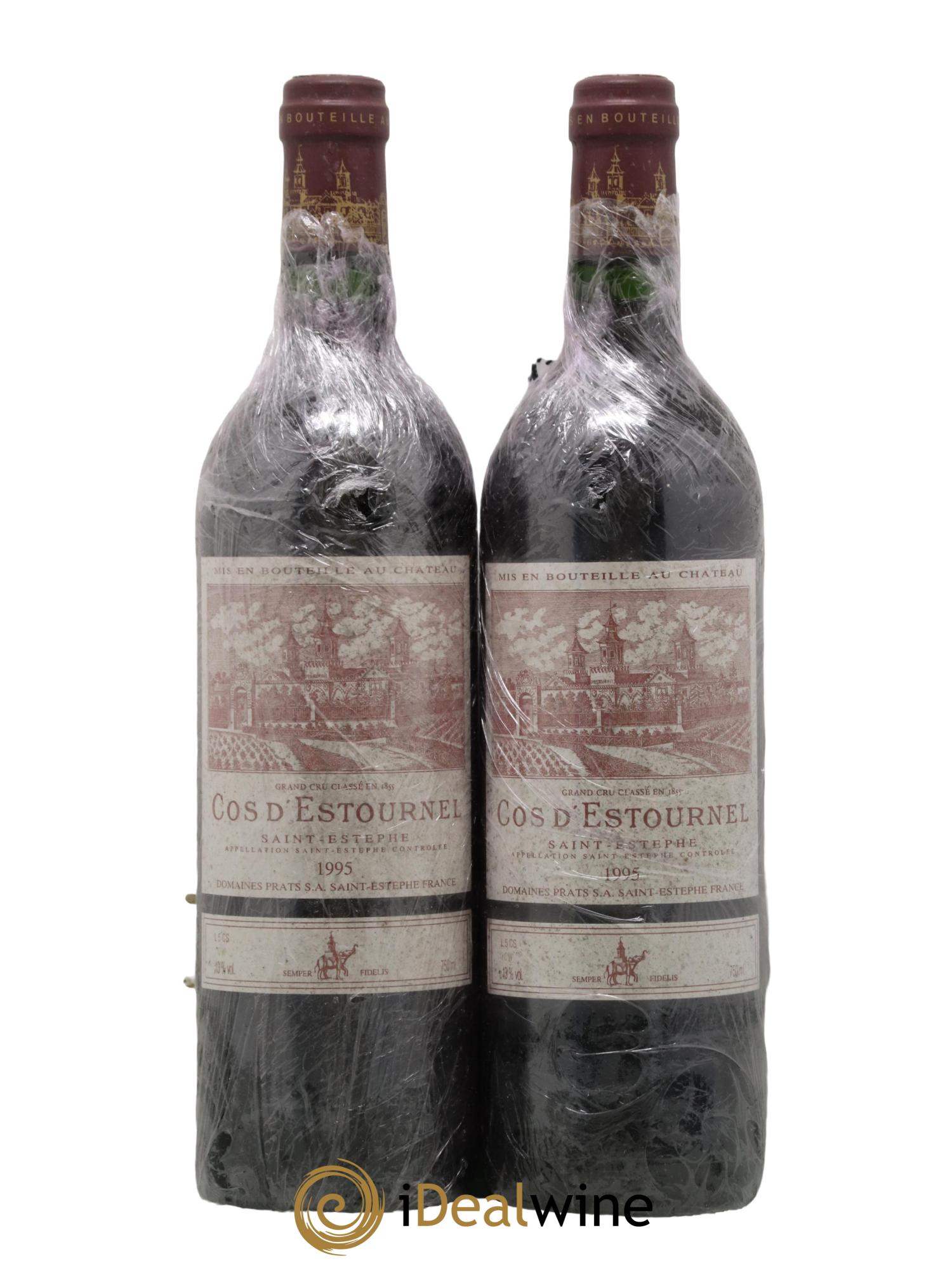 Cos d'Estournel 2ème Grand Cru Classé 1995 - Lot de 2 bouteilles - 0