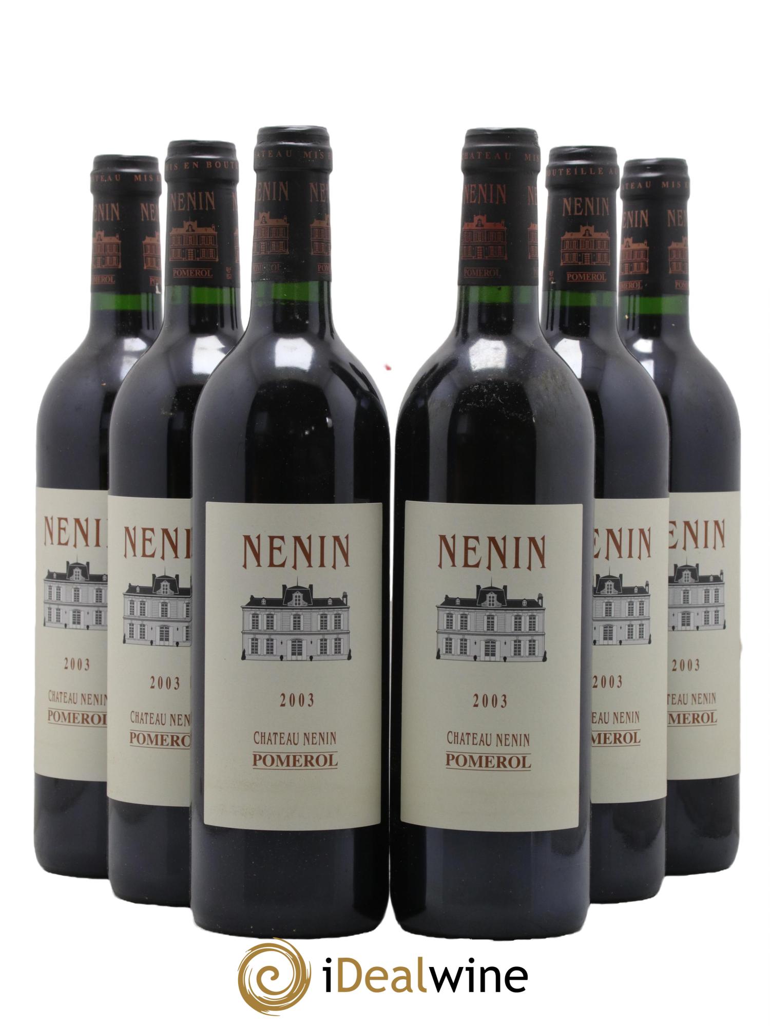 Château Nenin 2003 - Posten von 6 Flaschen - 0