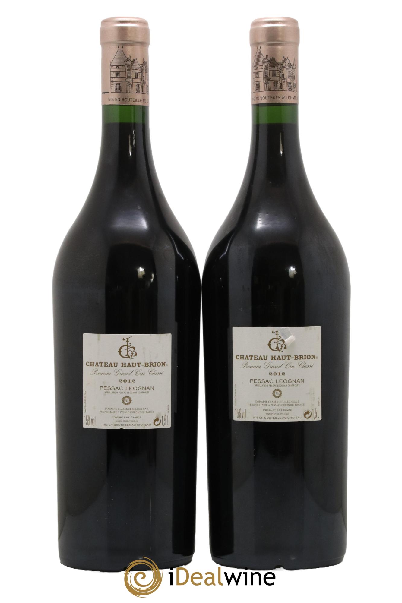 Château Haut Brion 1er Grand Cru Classé 2012 - Lot de 2 magnums - 1