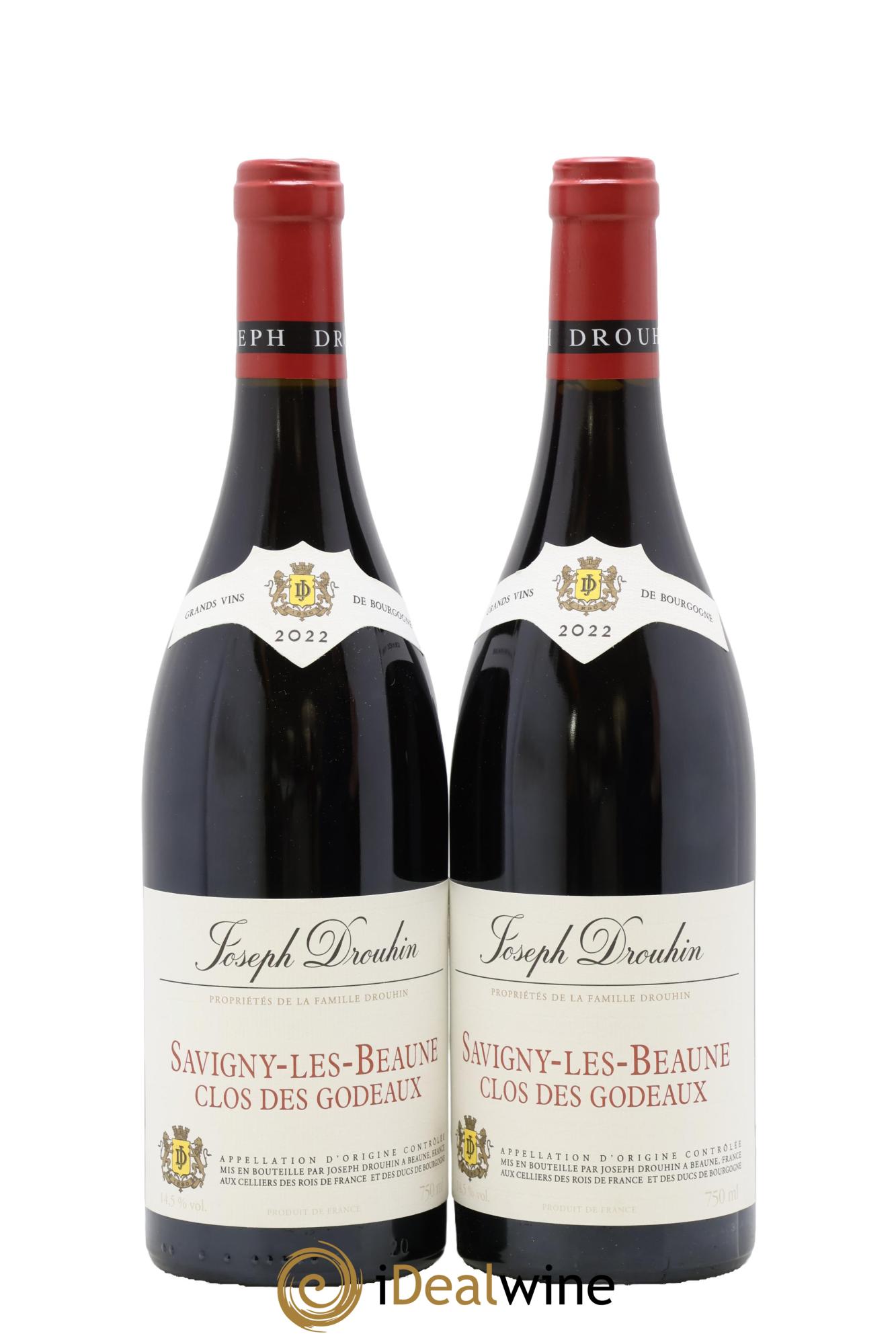 Savigny-lès-Beaune Clos Des Godeaux Joseph Drouhin 2022 - Lot of 2 bottles - 0