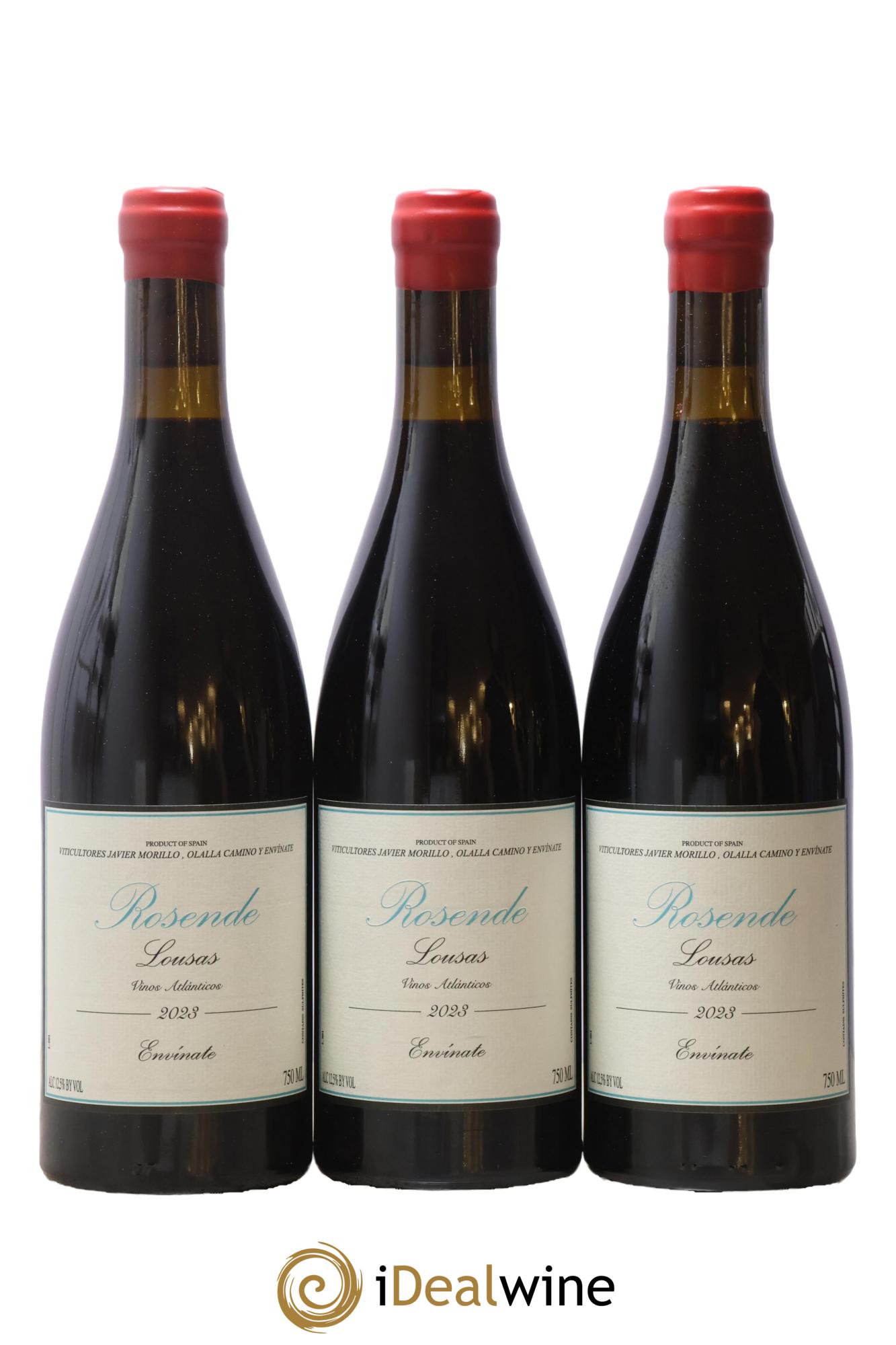Espagne Vinos Atlantico Rosende Lousas Envinate 2023 - Lot of 3 bottles - 0