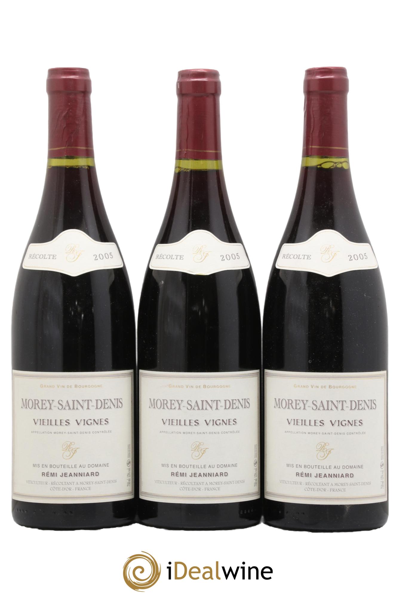 Morey-Saint-Denis Vieilles Vignes Domaine Rémi Jeanniard 2005 - Lot de 3 bouteilles - 0