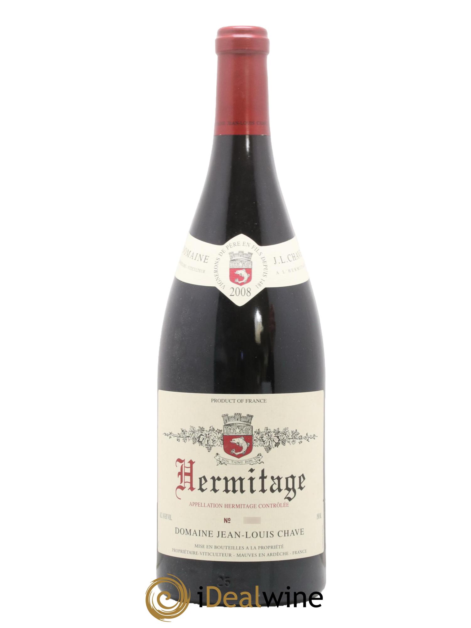 Hermitage Jean-Louis Chave 2008 - Lot de 1 magnum - 0