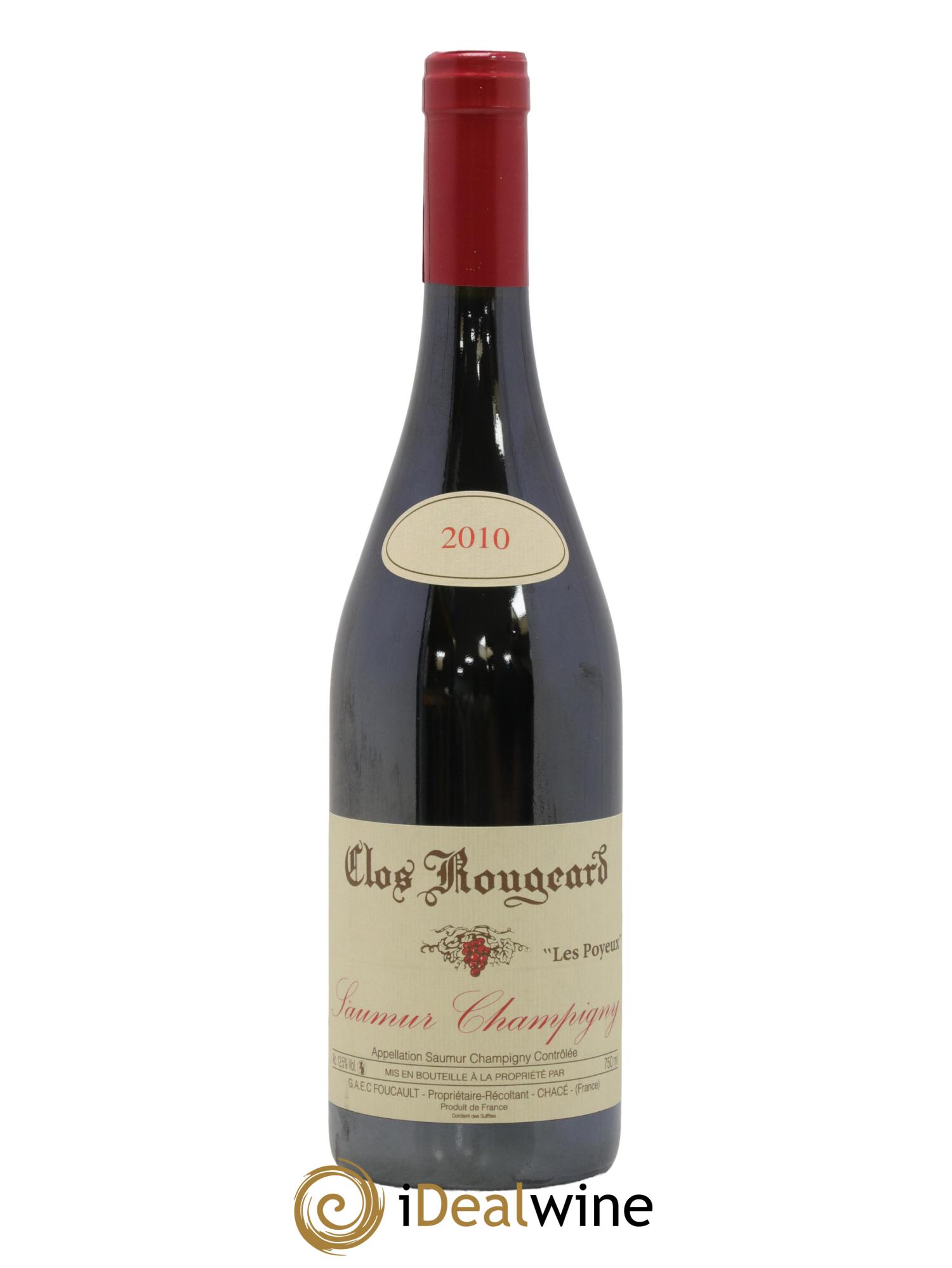 Saumur-Champigny Les Poyeux Clos Rougeard 2010 - Lot de 1 bouteille - 0