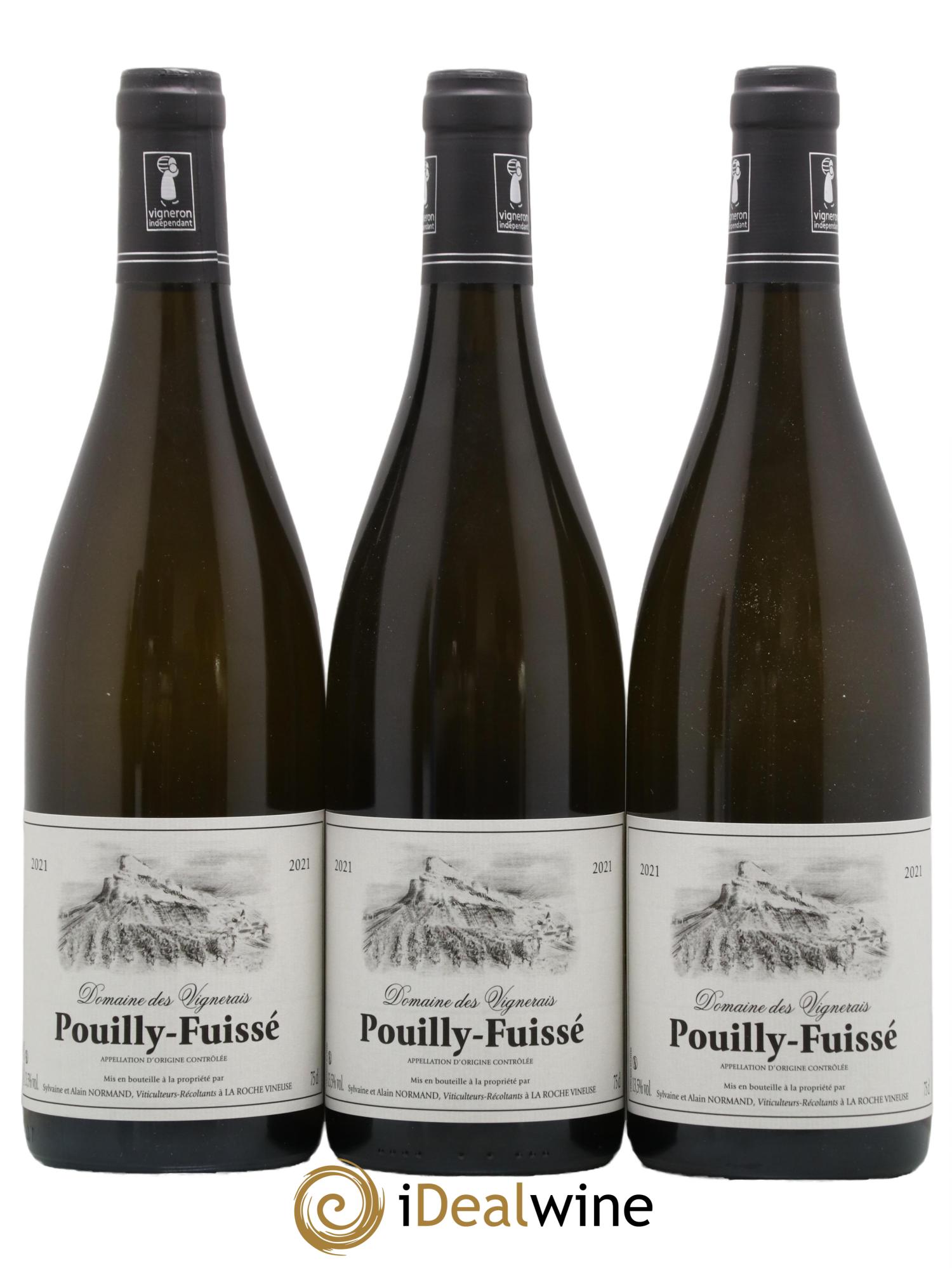 Pouilly-Fuissé Domaine des Vignerais 2021 - Lot de 3 bouteilles - 0