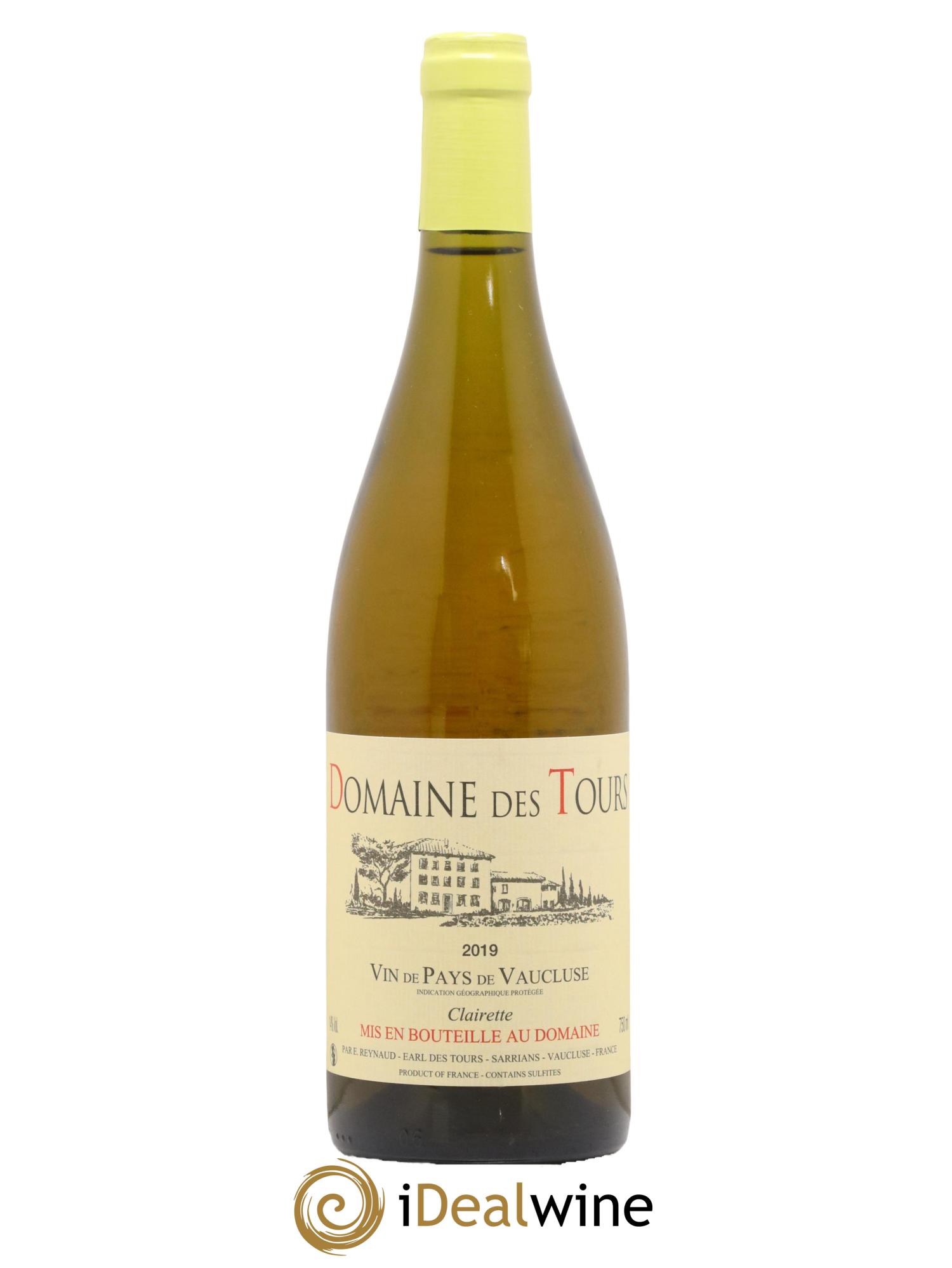 Buy Vaucluse Clairette Domaine des Tours 2019 (lot: 2357514)