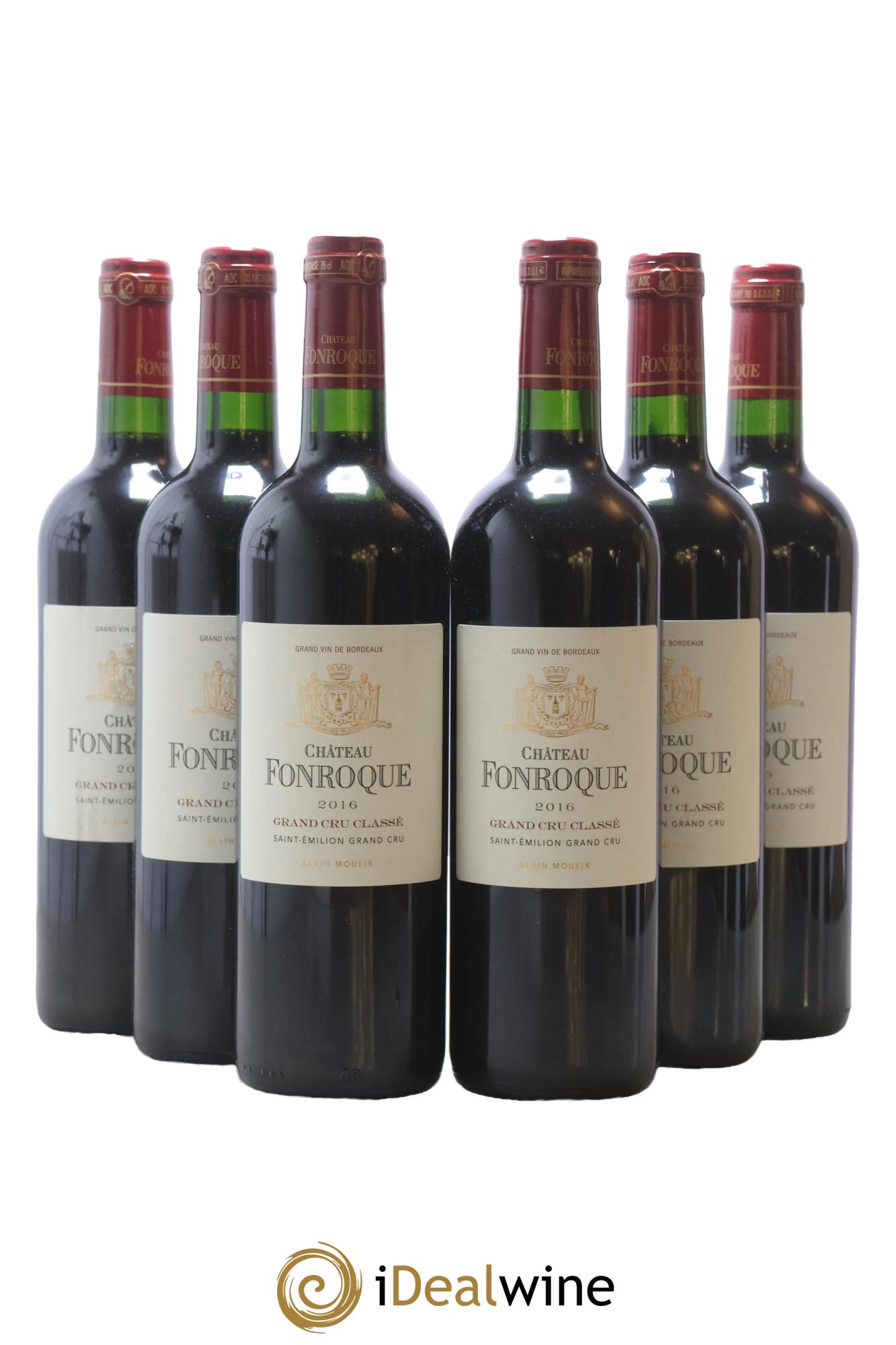 Château Fonroque Grand Cru Classé 2016 - Posten von 6 Flaschen - 0