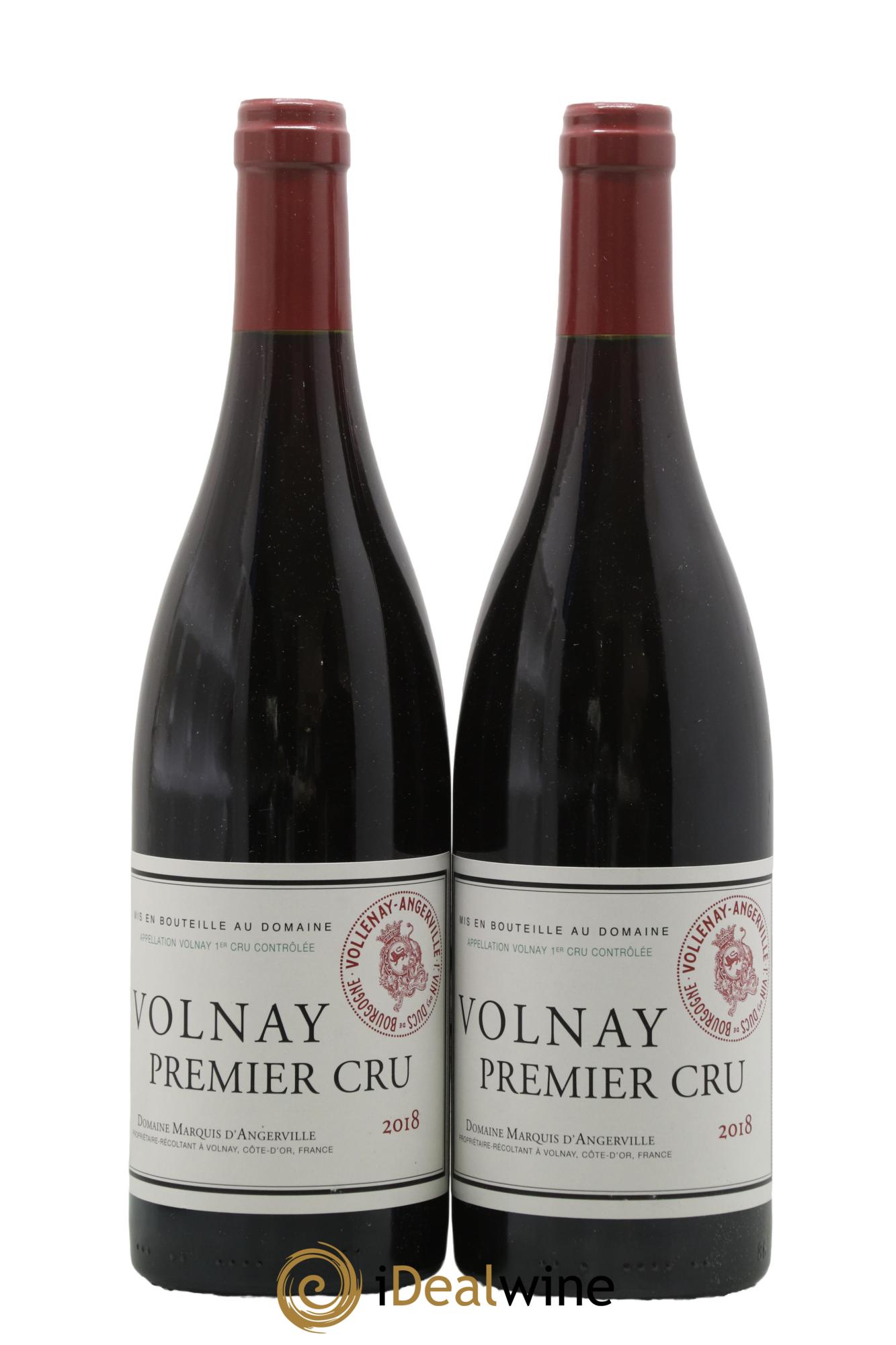 Volnay 1er Cru Marquis d'Angerville (Domaine) 2018 - Lot de 2 bouteilles - 0