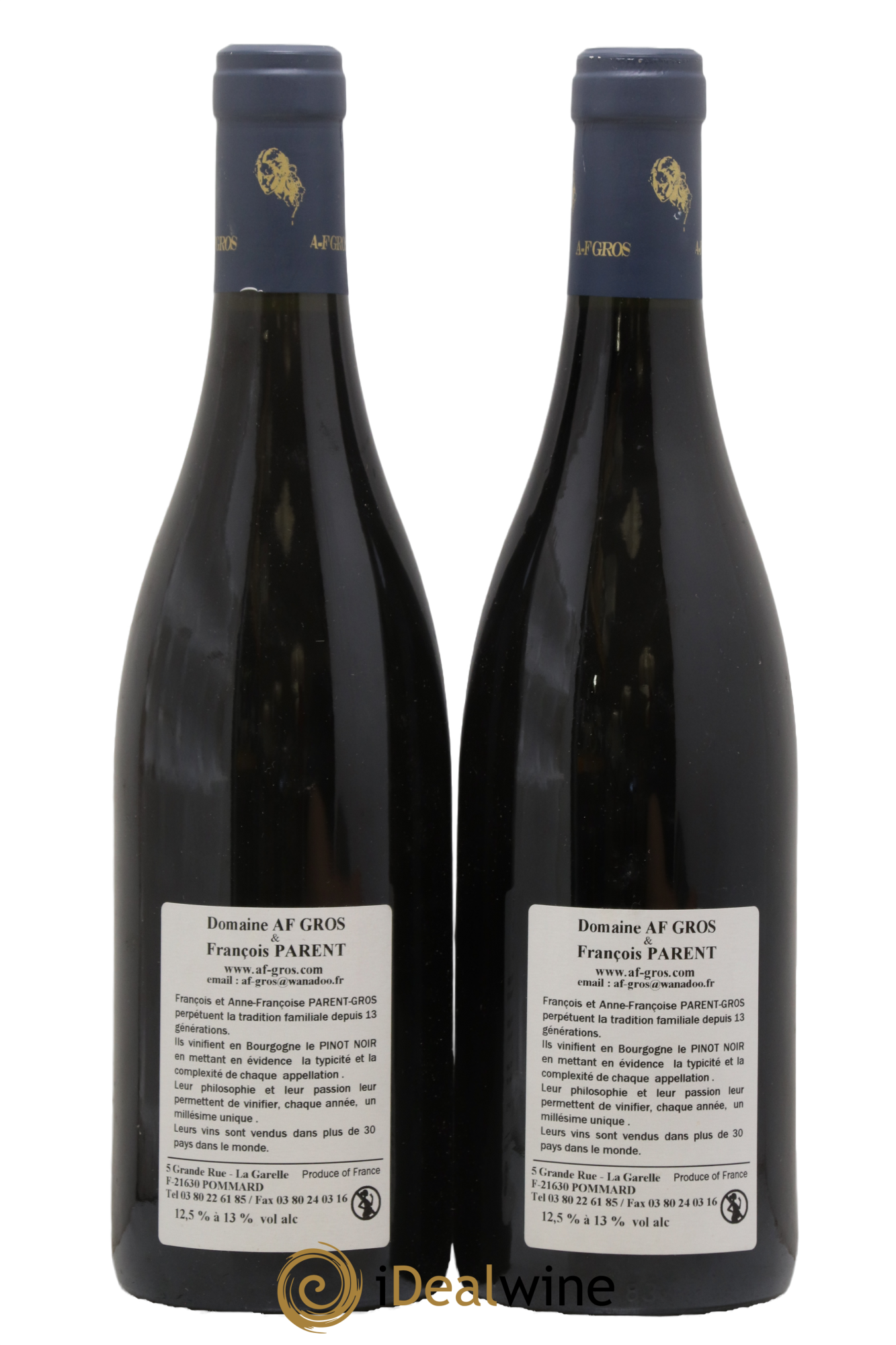Richebourg Grand Cru A.-F. Gros 2010 - Lot de 2 bouteilles - 1