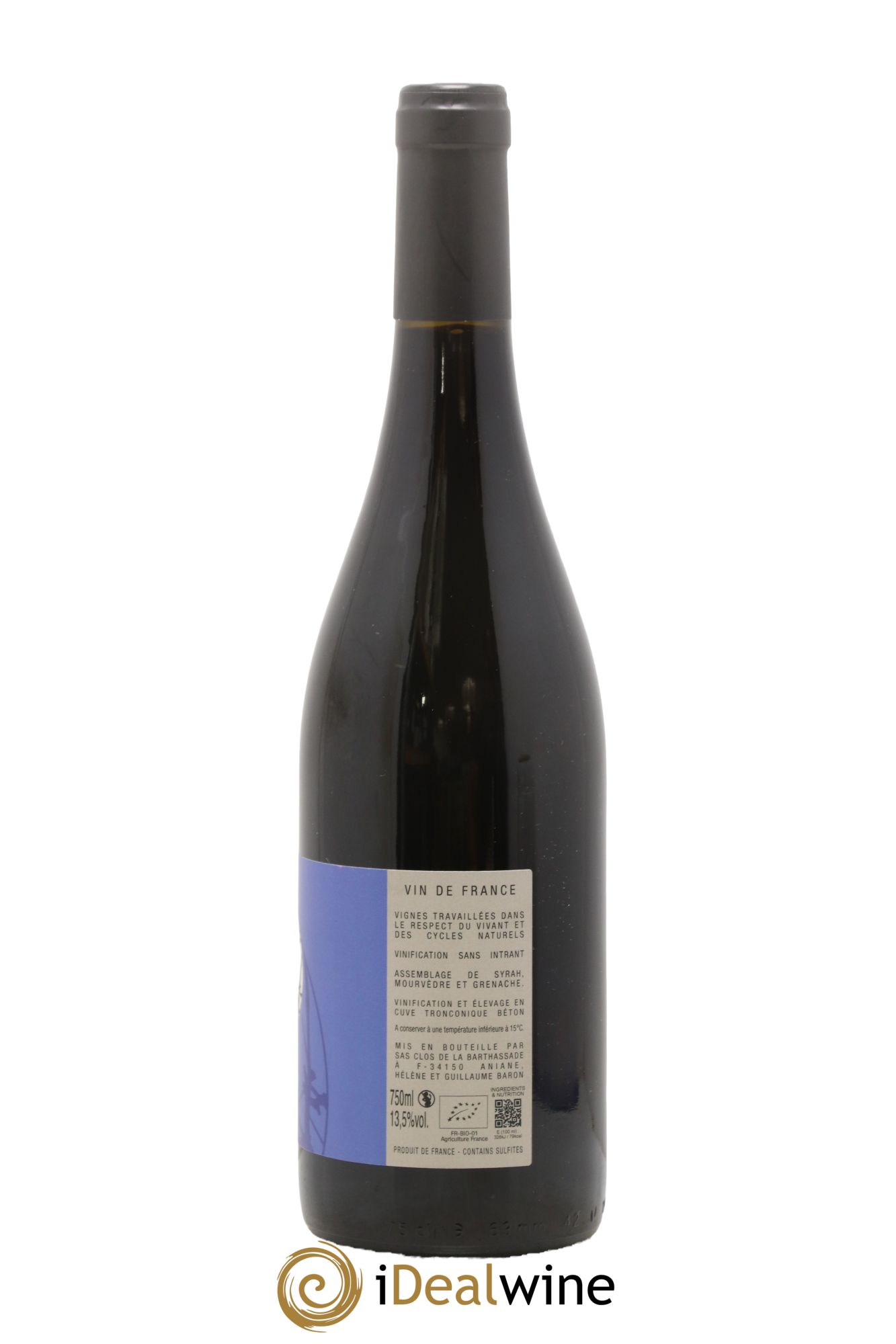 Vin de France Cuvée H Clos de la Barthassade 2024 - Lot de 1 bouteille - 1