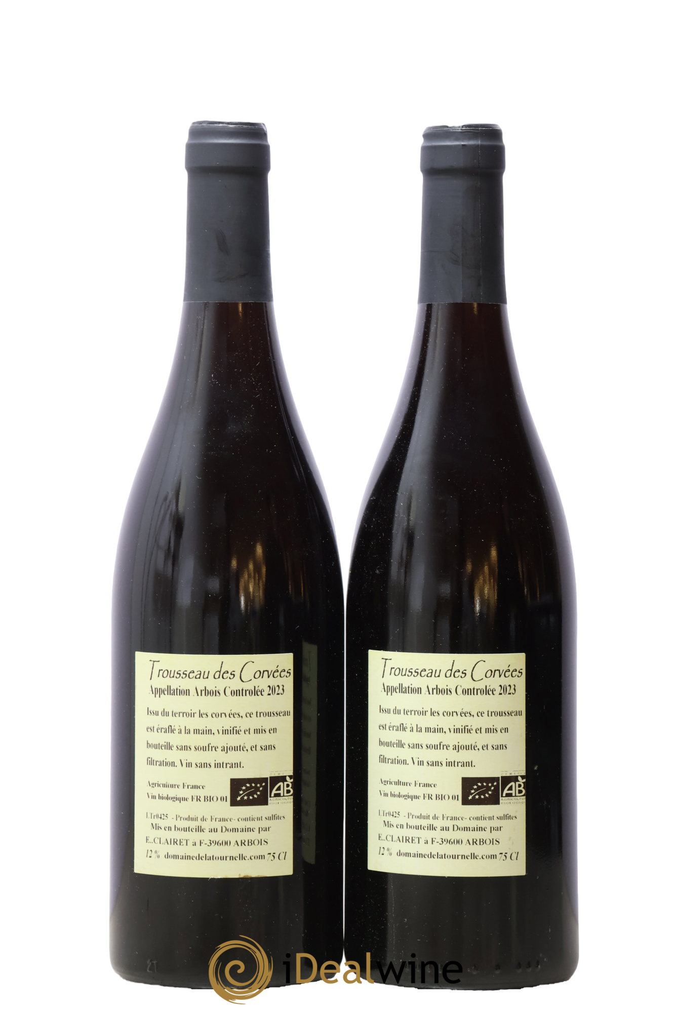 Arbois Trousseau des Corvées Domaine de la Tournelle 2023 - Lot de 2 bouteilles - 1