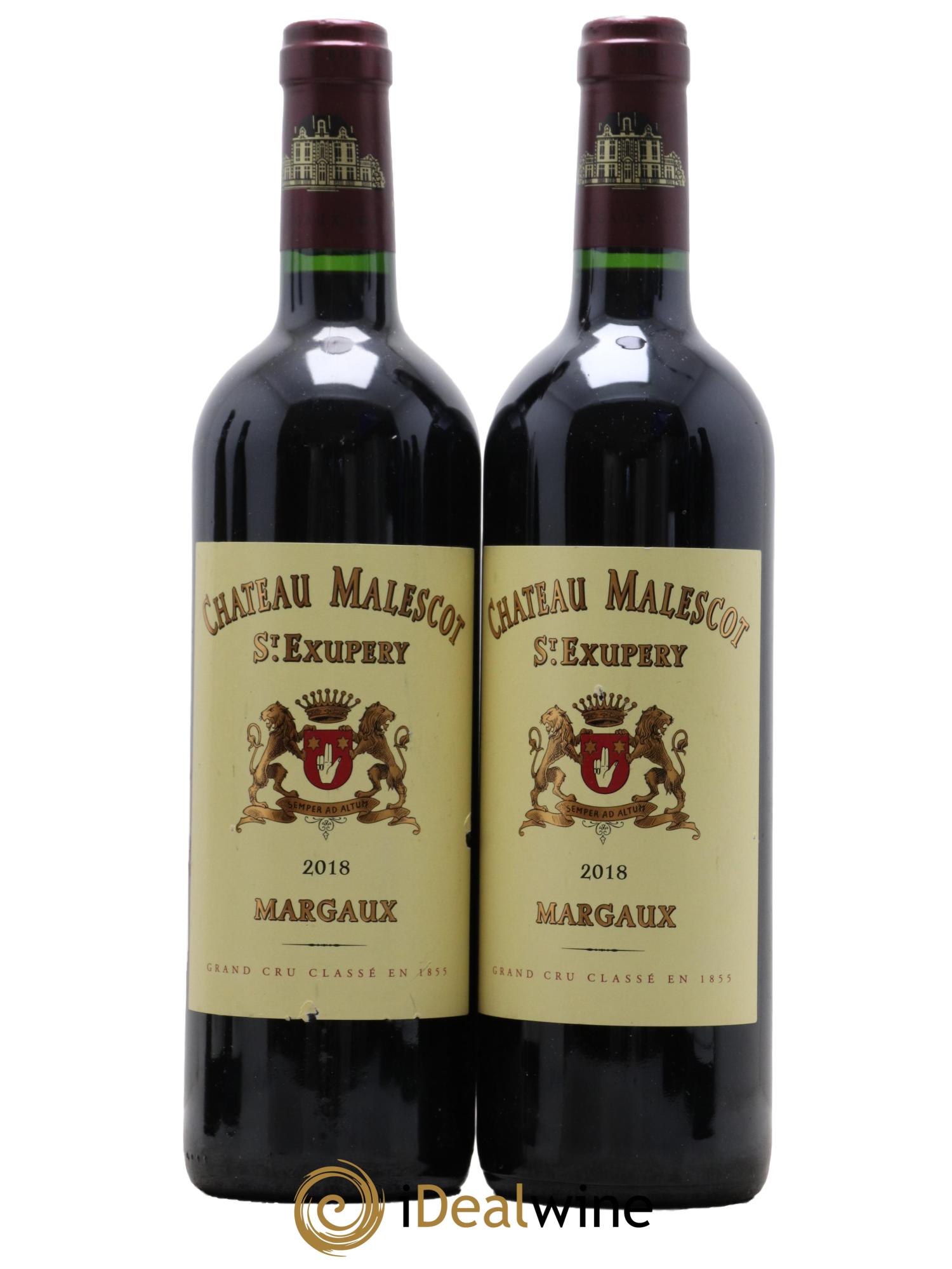 Château Malescot Saint-Exupéry 3ème Grand Cru Classé 2018 - Lot de 2 bouteilles - 0