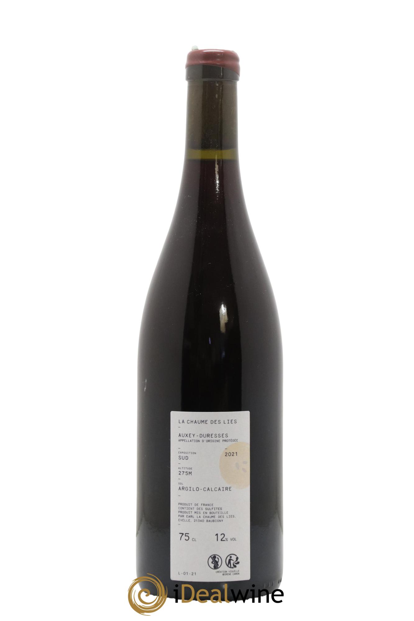 Auxey-Duresses La chaume des Lies 2021 - Lot de 1 bouteille - 1