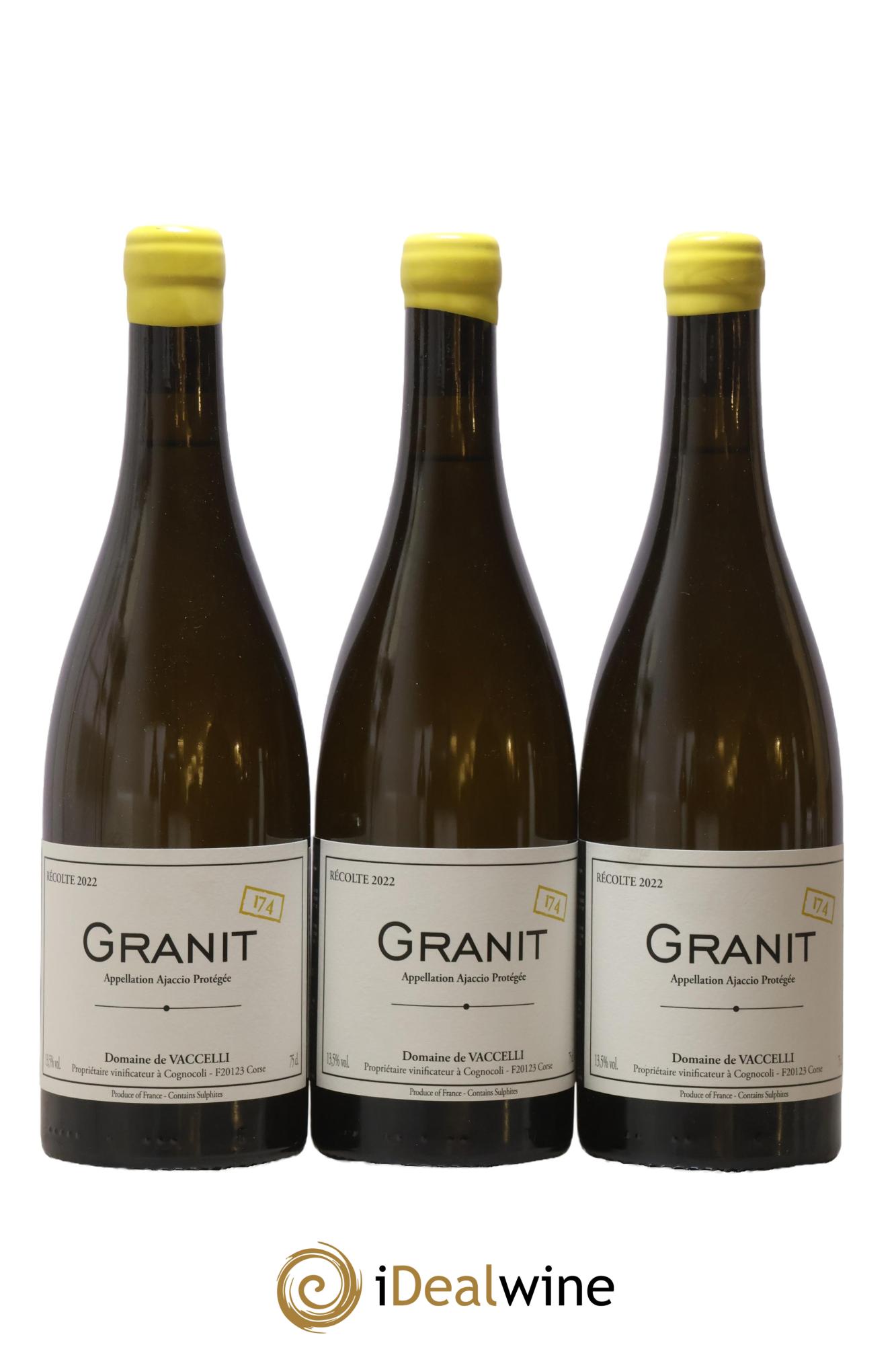 Ajaccio Granit 174 Vaccelli - Lot of 7 bottles - 1