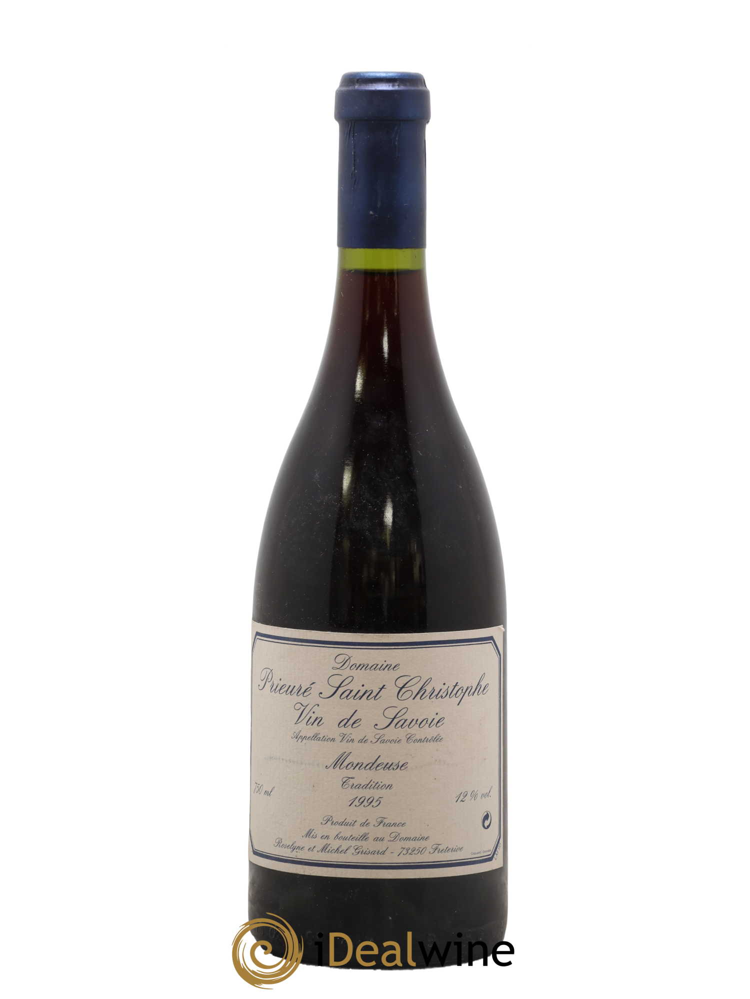Vin de Savoie Mondeuse Tradition Prieuré Saint Christophe (Domaine) 1995 - Lot de 1 bouteille - 0