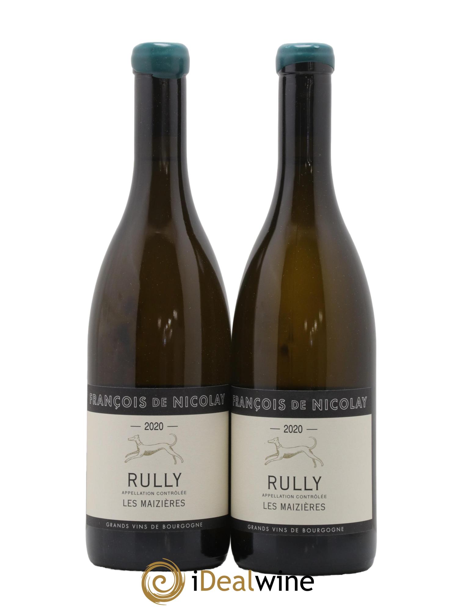 Rully Les Maizières François de Nicolay 2020 - Lot de 2 bouteilles - 0