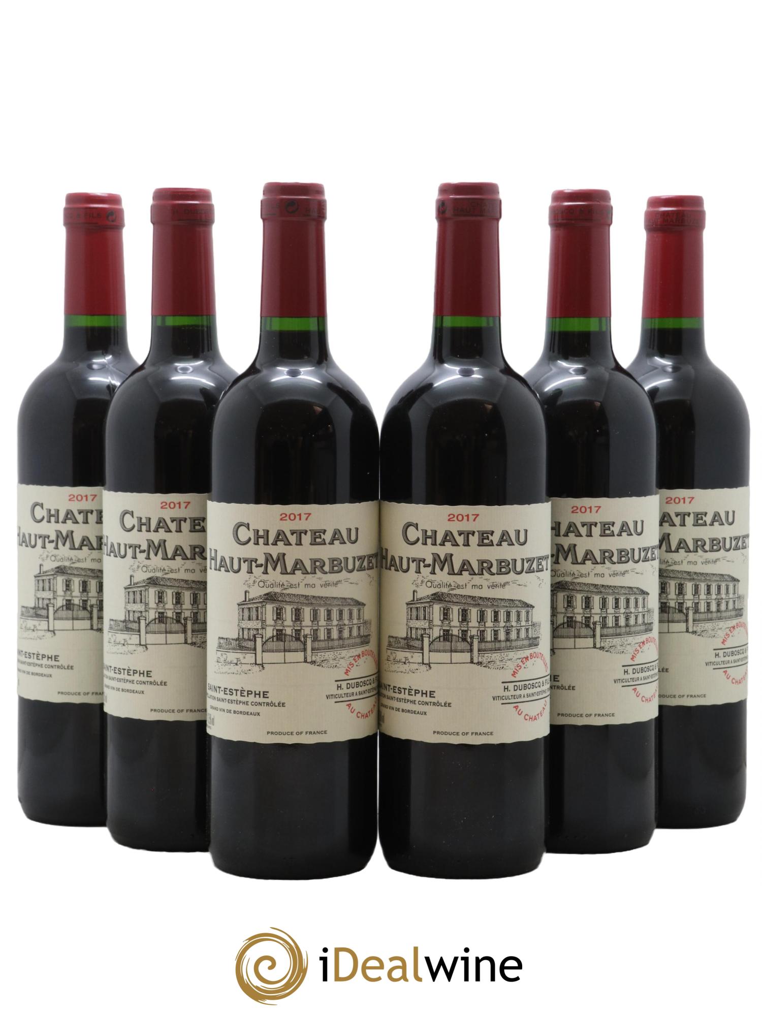 Château Haut Marbuzet 2017 - Lot de 6 bouteilles - 0