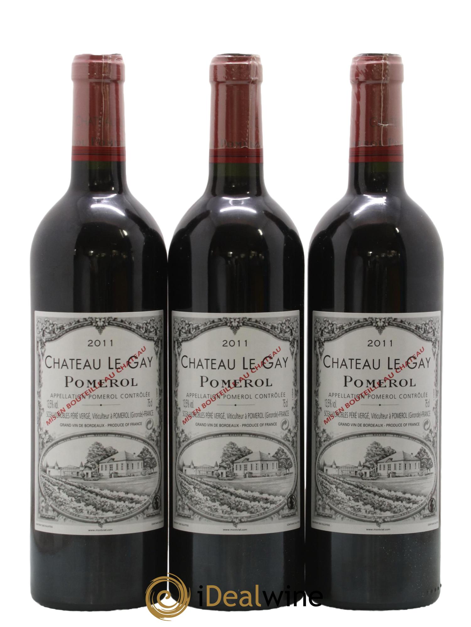 Château Le Gay  2011 - Posten von 3 Flaschen - 0