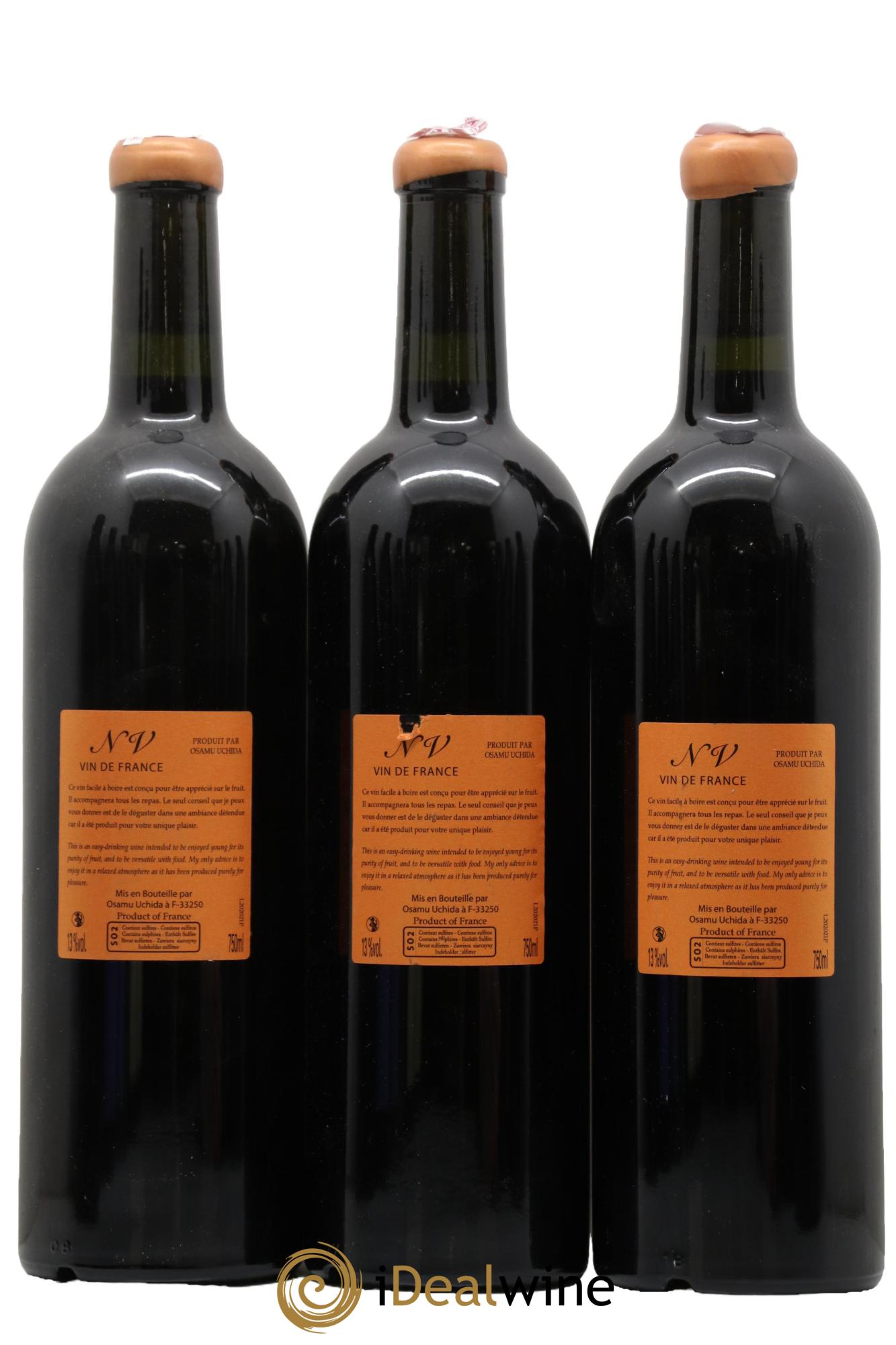 Vin de France NV Phéromone 20/21 Osamu Uchida - Lot de 3 bouteilles - 1