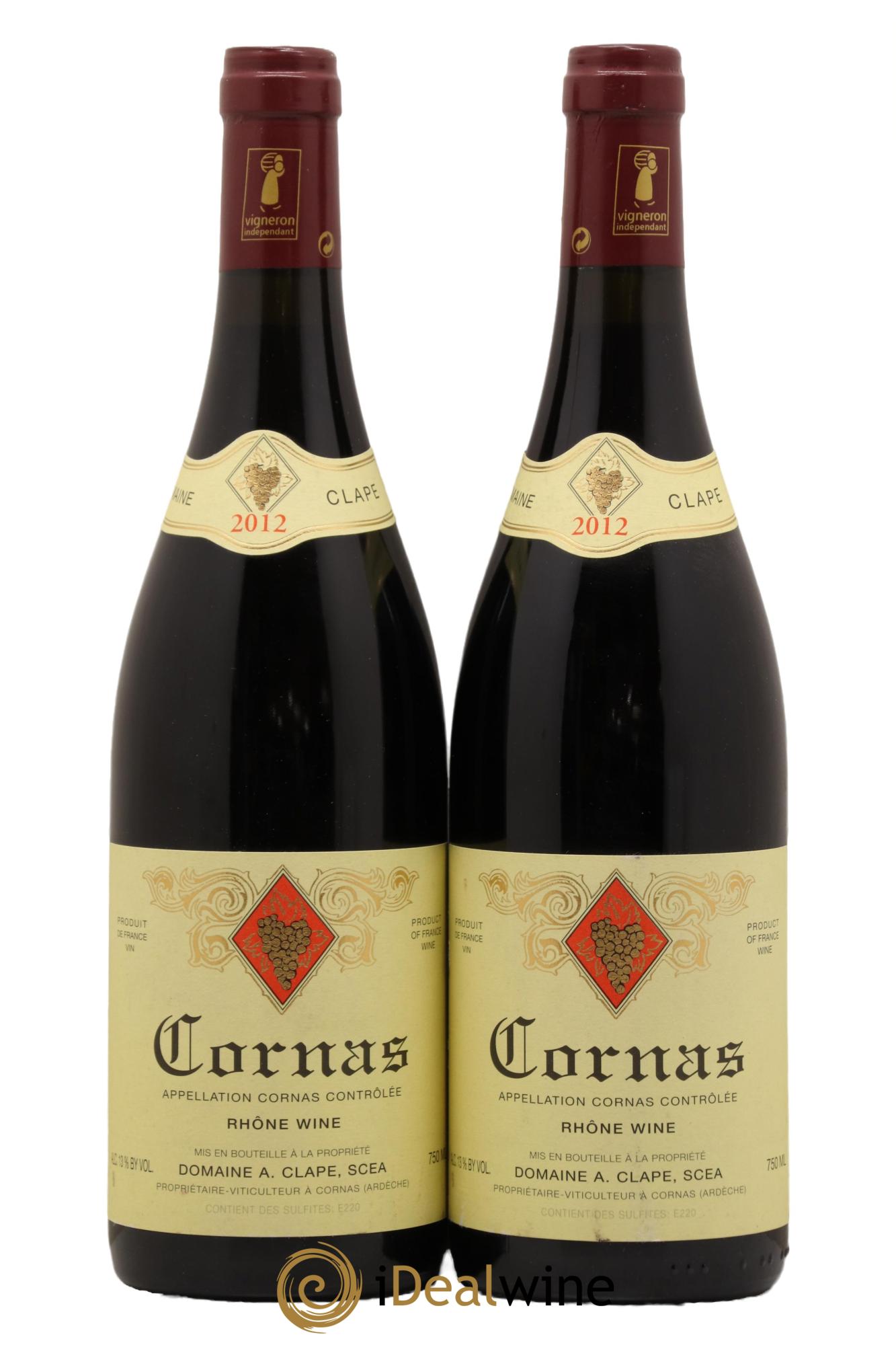 Cornas Auguste Clape 2012 - Lot de 2 bouteilles - 0