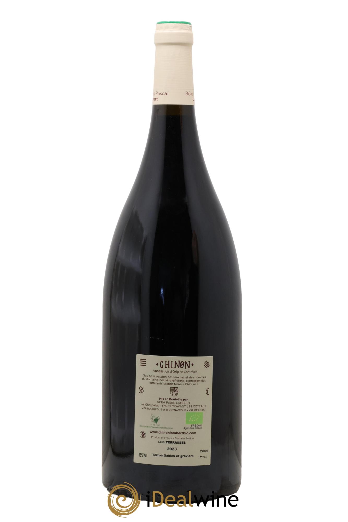 Chinon Les Terrasses Domaine Lambert 2023 - Lot de 1 magnum - 1