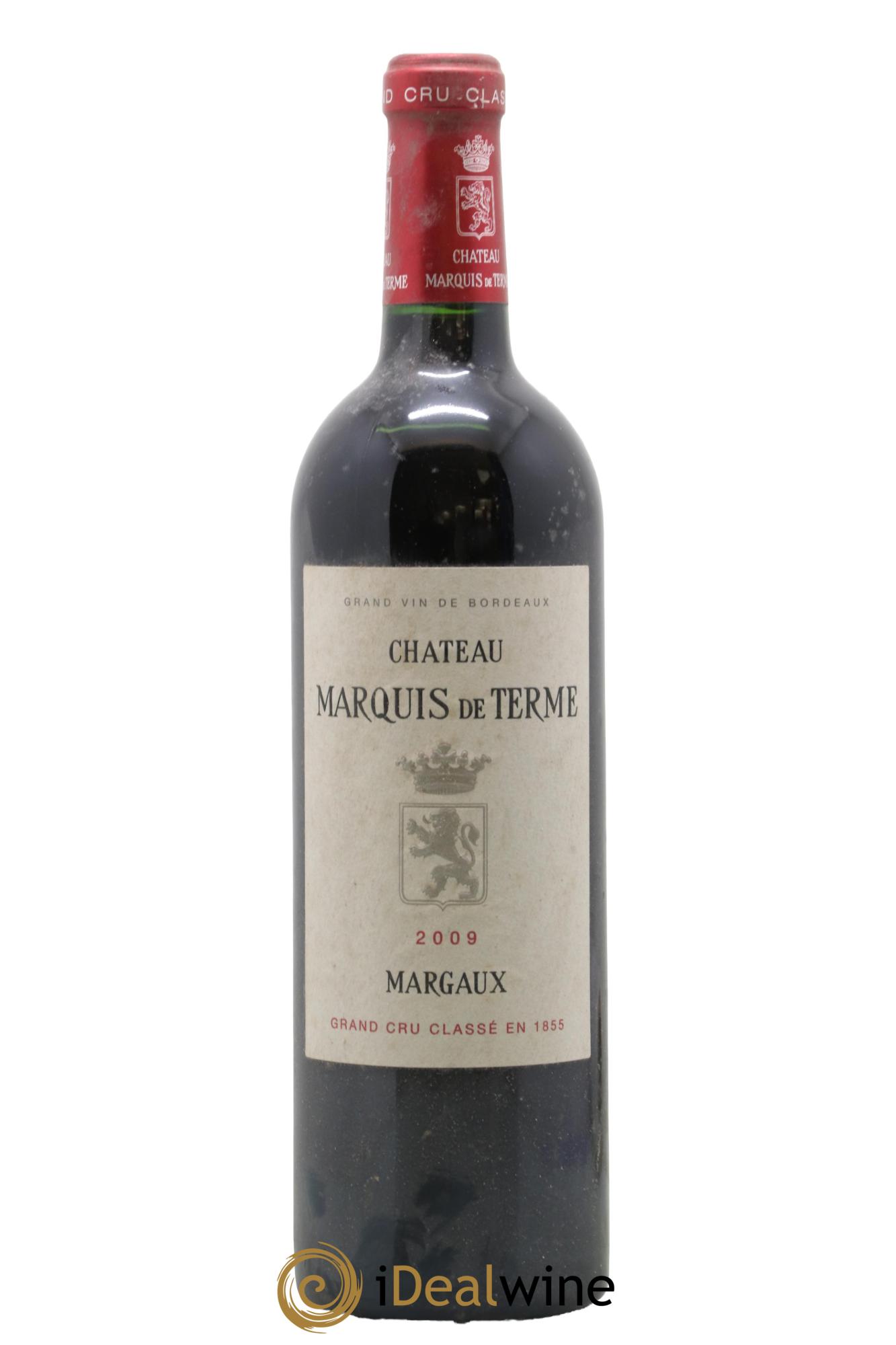 Château Marquis de Terme 4ème Grand Cru Classé 2009 - Lot de 1 bouteille - 0