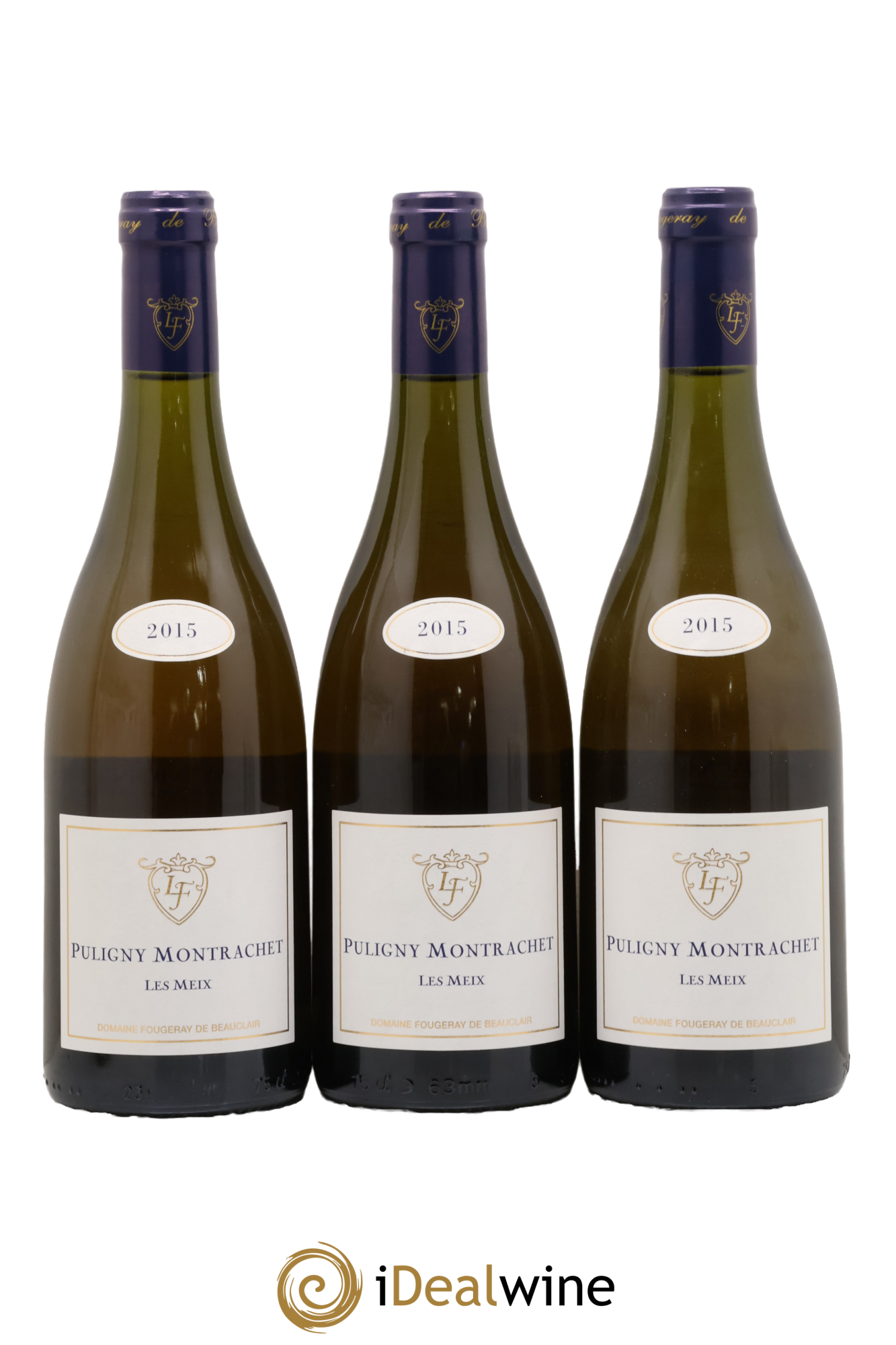 Puligny-Montrachet Les Meix Fougeray de Beauclair 2015 - Lot de 3 bouteilles - 0