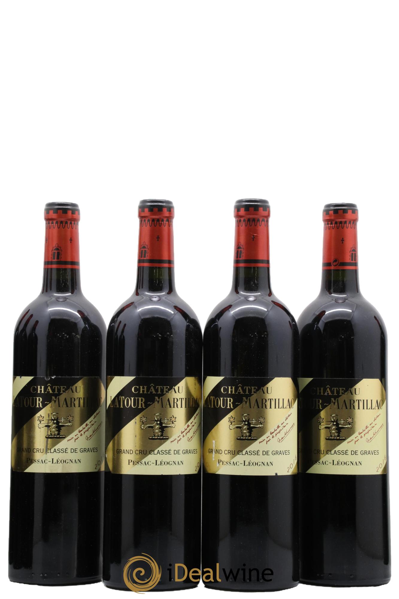 Château Latour-Martillac Cru Classé de Graves 2016 - Lot de 4 bouteilles - 0