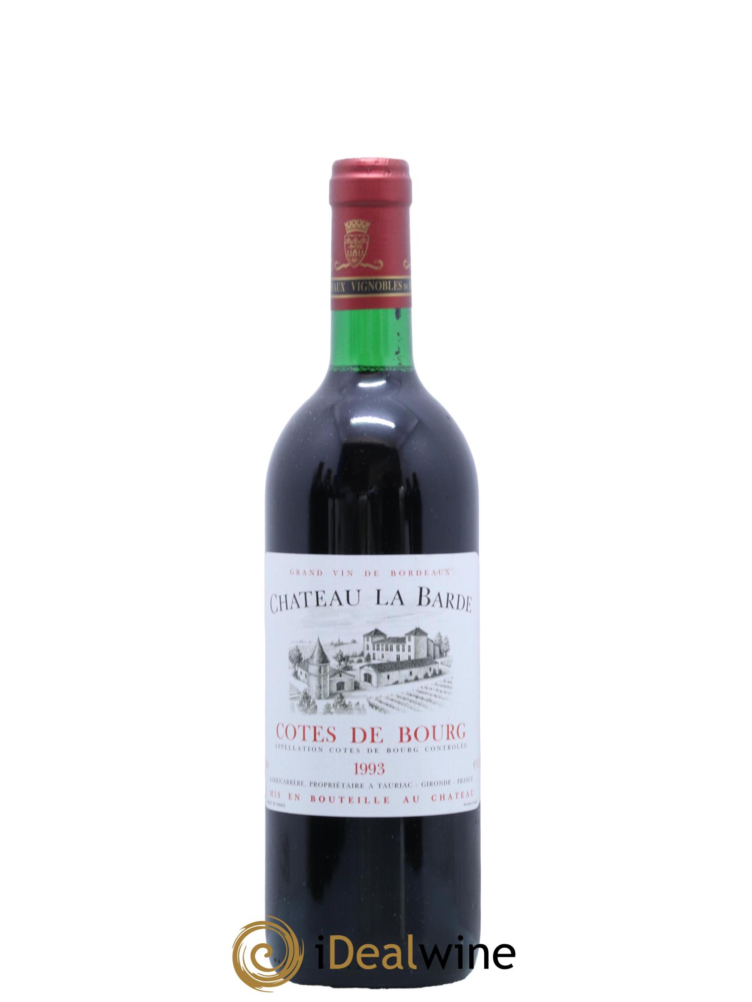 Côtes de Bourg Chateau La Barde 1993 - Lotto di 1 bottiglia - 0