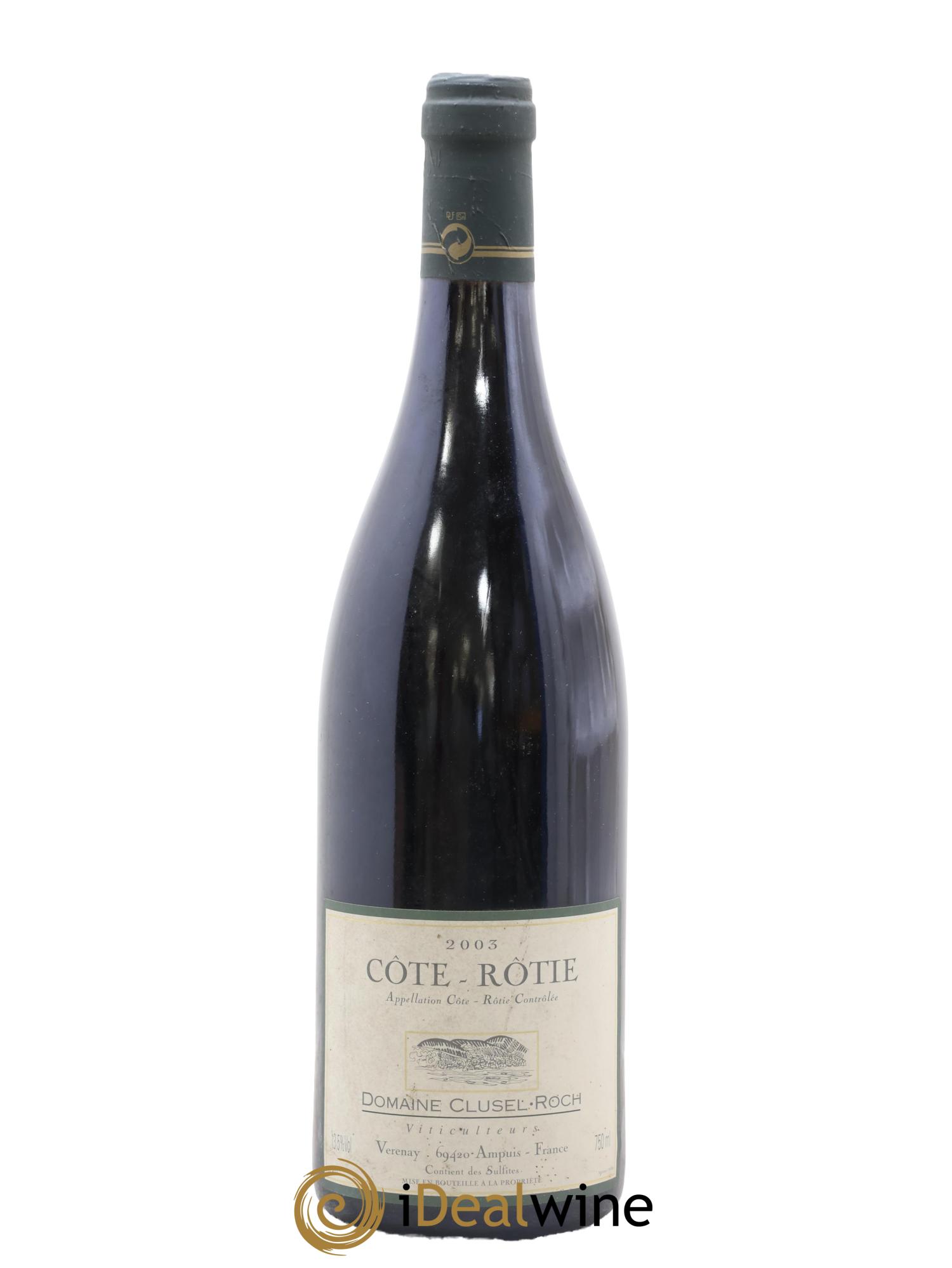 Côte-Rôtie Clusel-Roch 2003 - Posten von 1 Flasche - 0