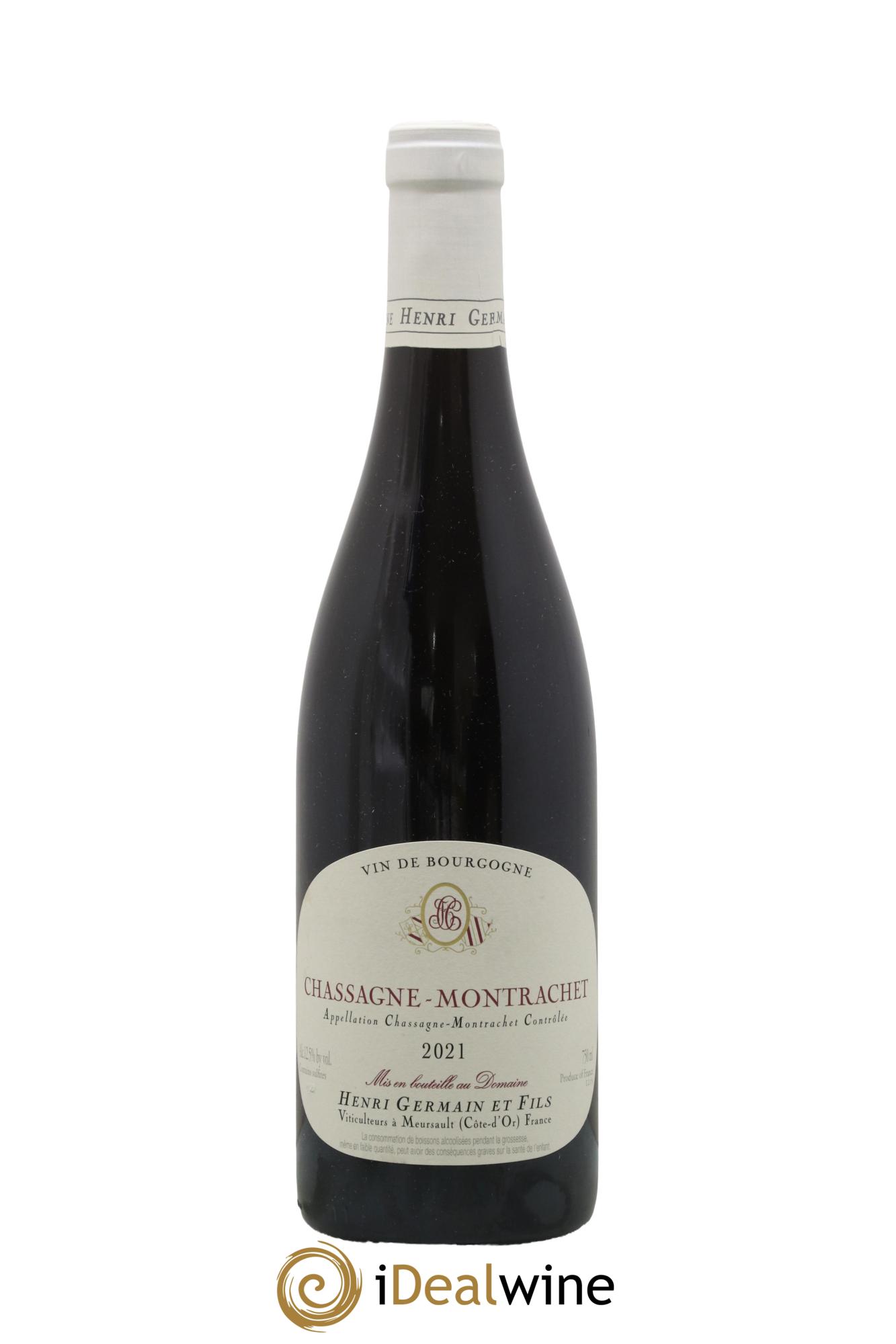 Chassagne-Montrachet Domaine Henri Germain et fils 2021 - Lot de 1 bouteille - 0