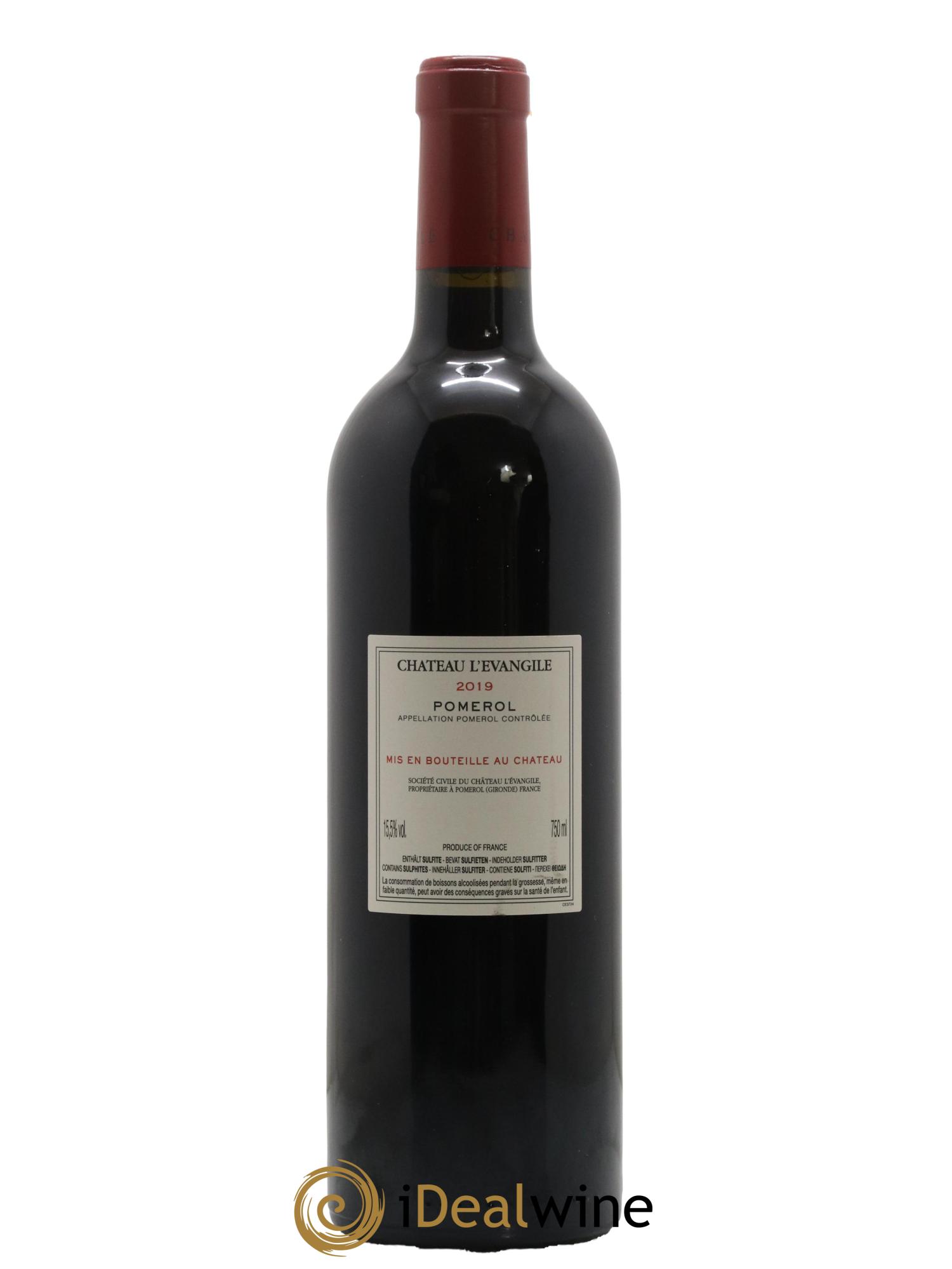 Château l' Évangile 2019 - Lot de 1 bouteille - 1
