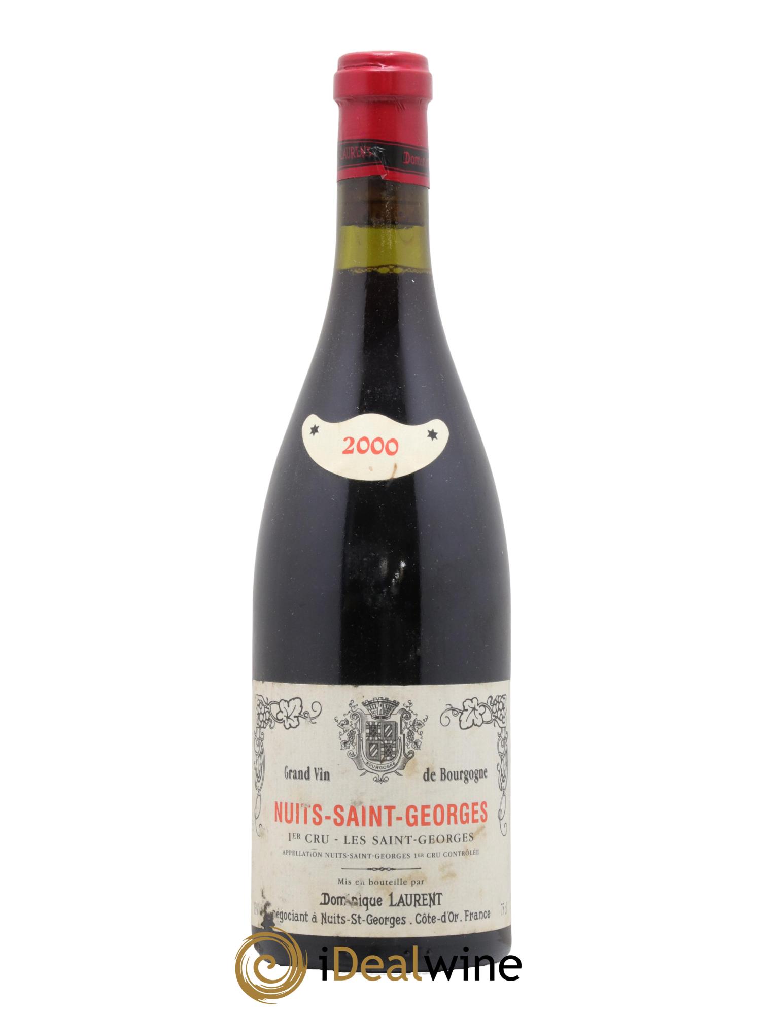 Nuits-Saint-Georges 1er Cru Les Saints Georges Dominique Laurent 2000 - Lot de 1 bouteille - 0
