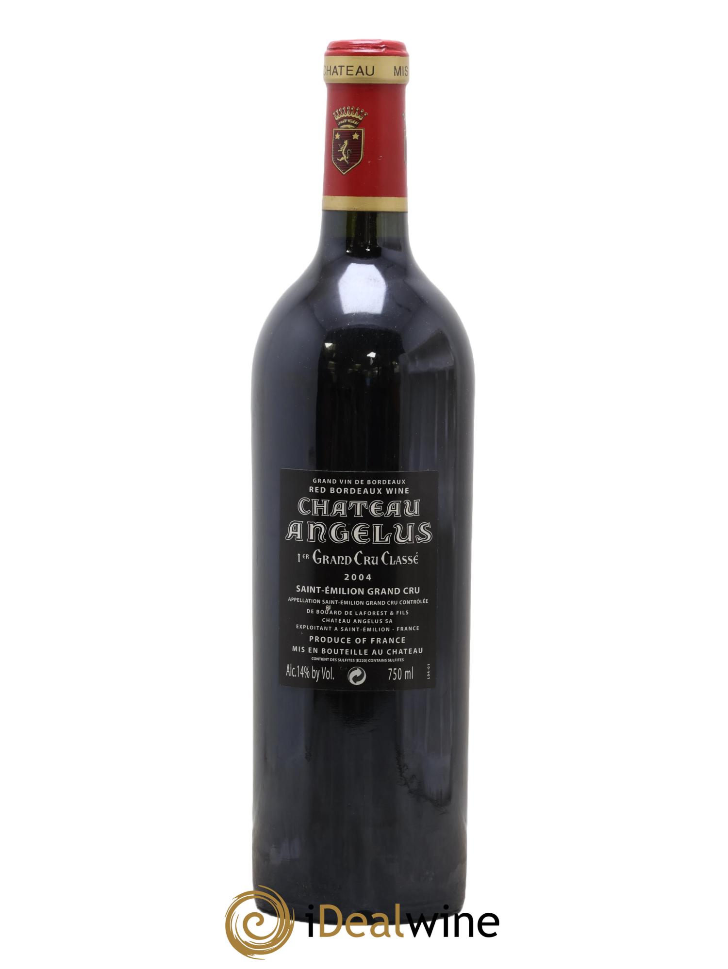 Château Angélus 1er Grand Cru Classé A 2004 - Posten von 1 Flasche - 1