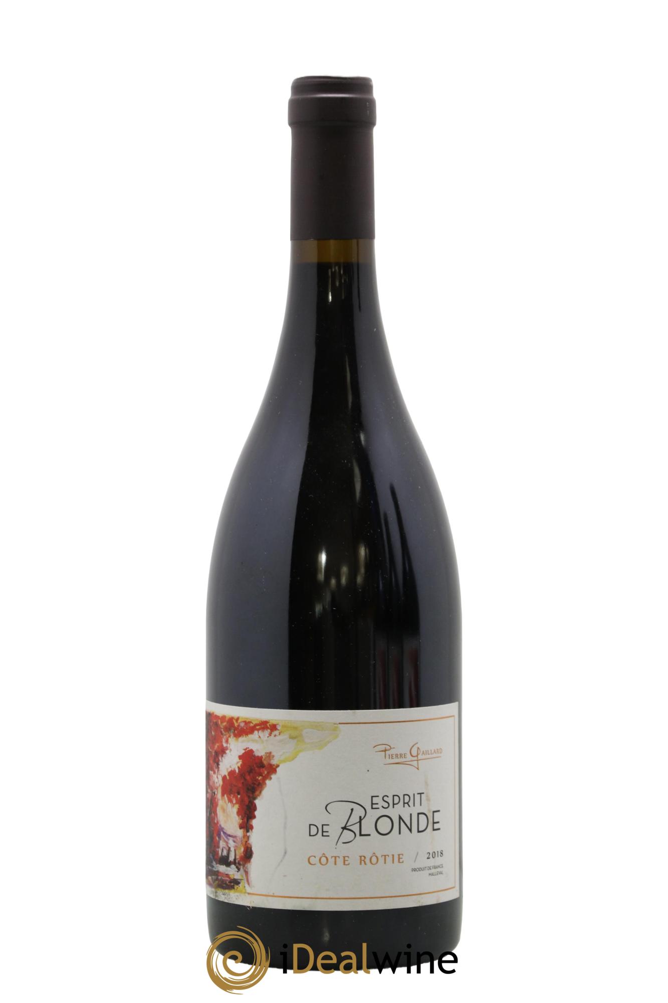 Côte-Rôtie Esprit de Blonde Pierre Gaillard 2018 - Posten von 1 Flasche - 0
