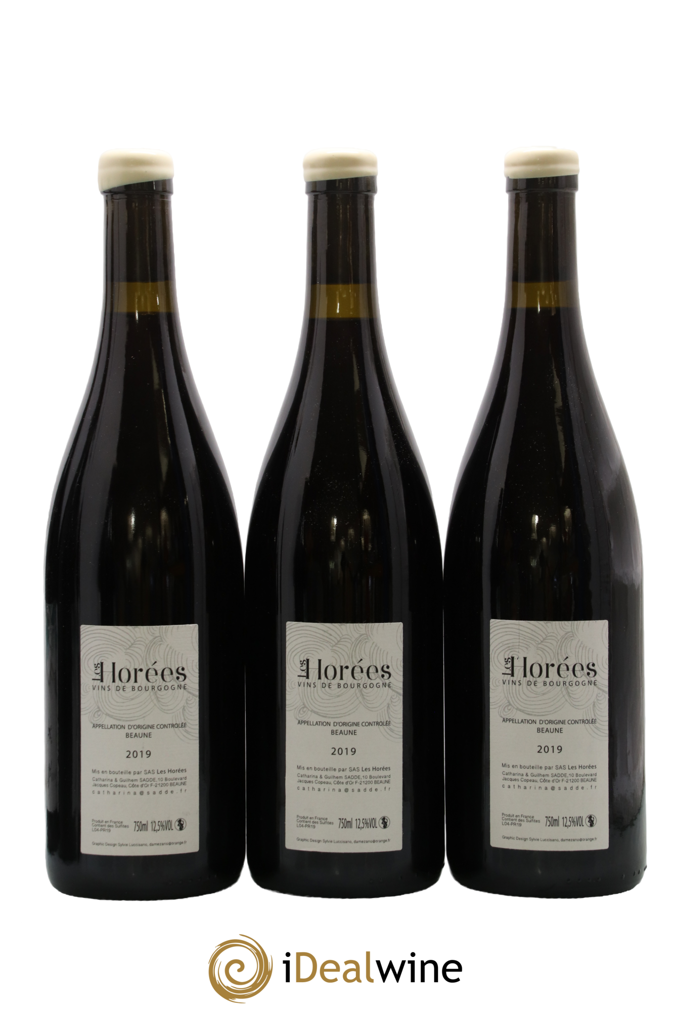 Beaune Les Prévolles Les Horées 2019 - Lot de 3 bouteilles - 1