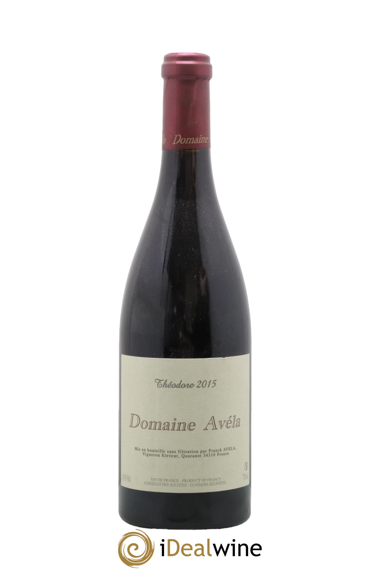 Vin de France Théodore Avéla 2015 - Lot de 1 bouteille - 0