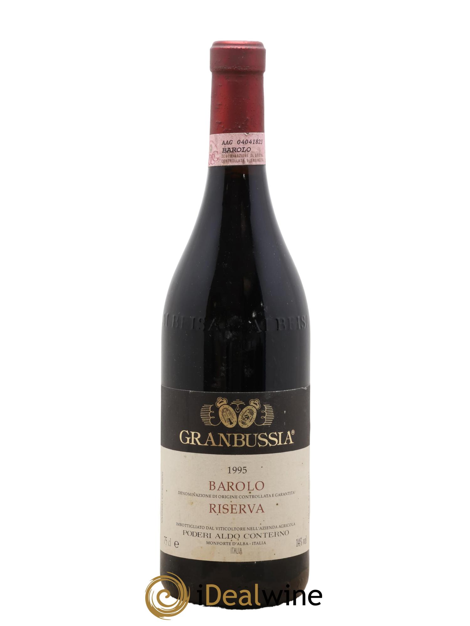 Barolo DOCG Riserva Granbussia Aldo Conterno 1995 - Lot of 1 bottle - 0