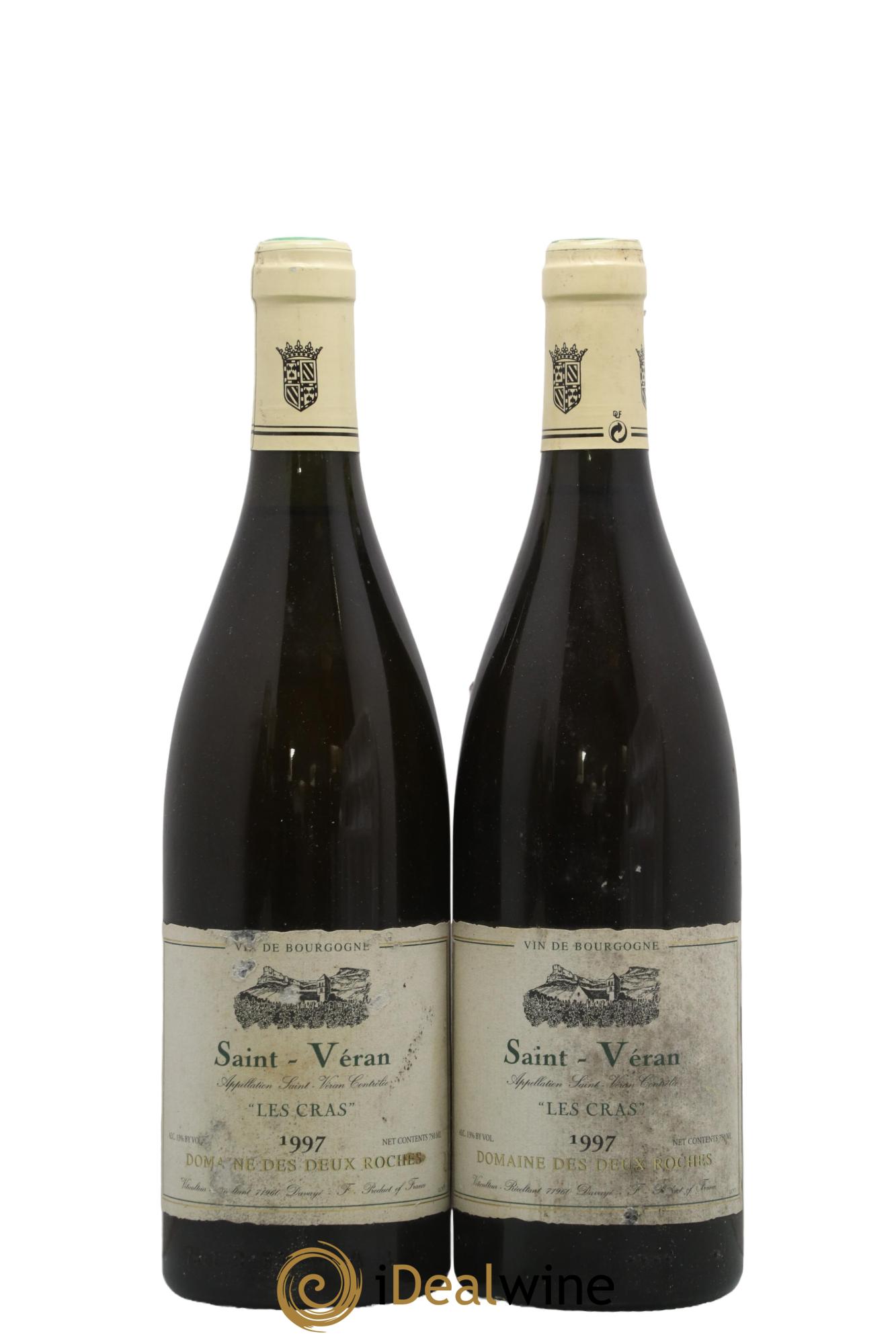 Saint-Véran Le Cras Domaine Des Deux Roches 1997 - Lotto di 2 bottiglie - 0