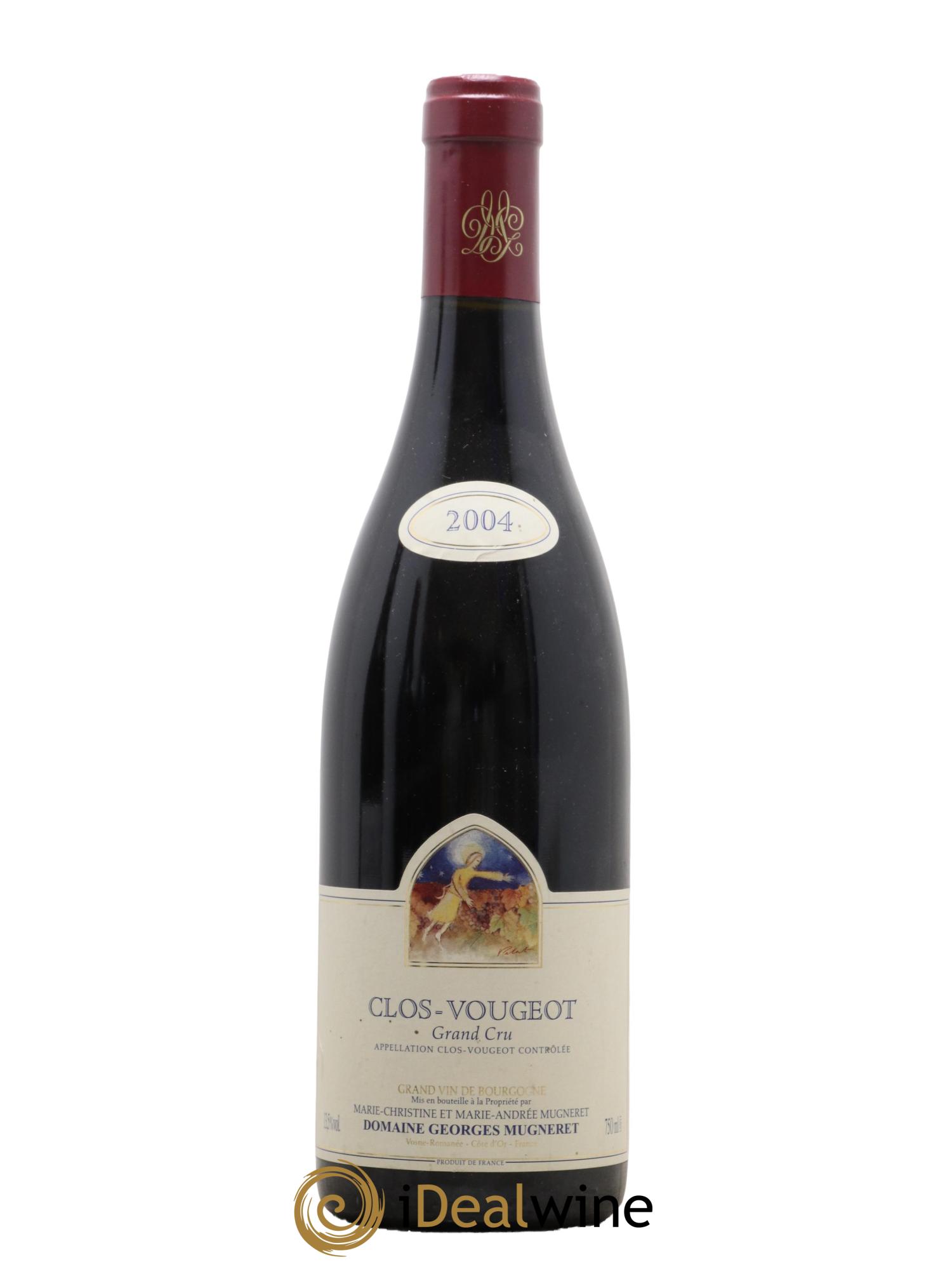 Clos de Vougeot Grand Cru Georges Mugneret-Gibourg (Domaine) 2004 - Lot de 1 bouteille - 0